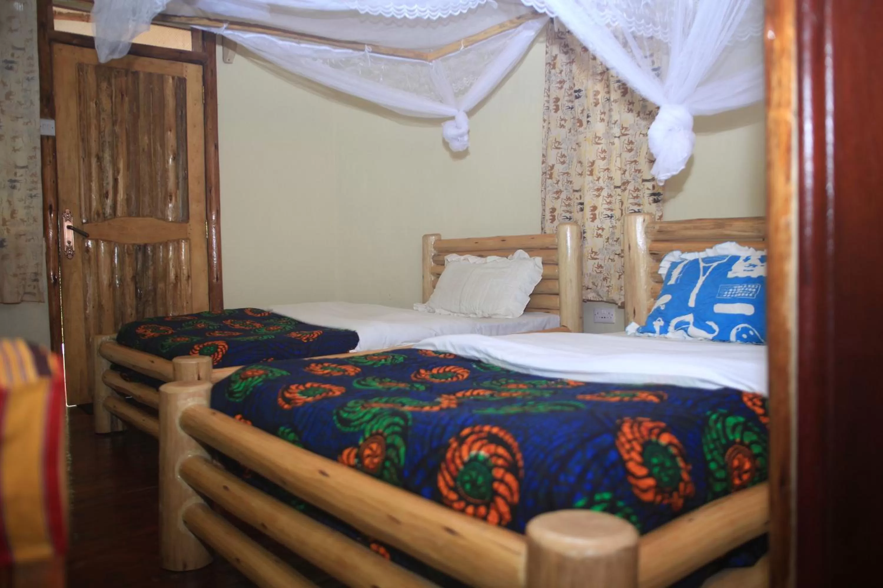 Budget Twin Room in Elite Backpackers Services