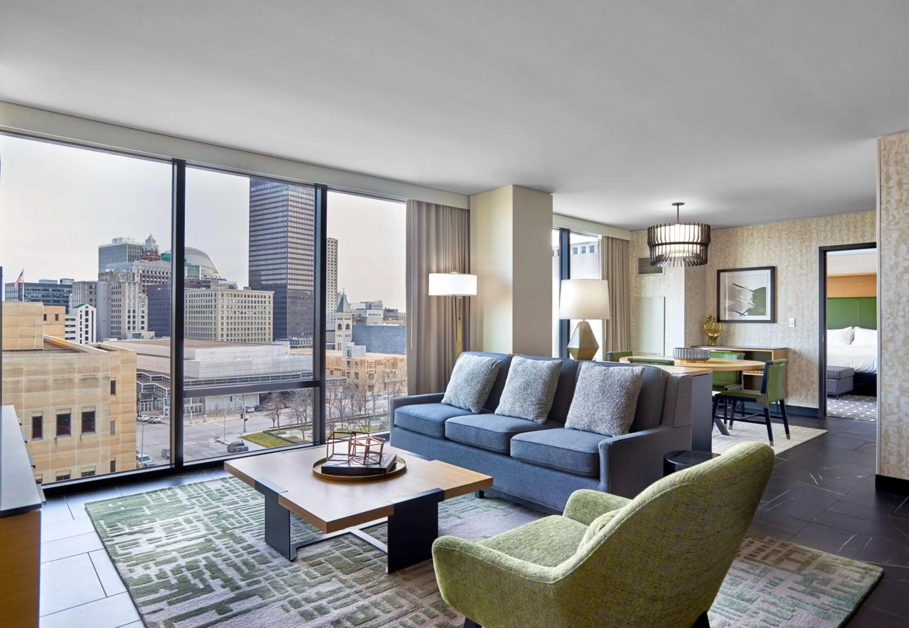 Skyline Suite in Hilton Des Moines Downtown