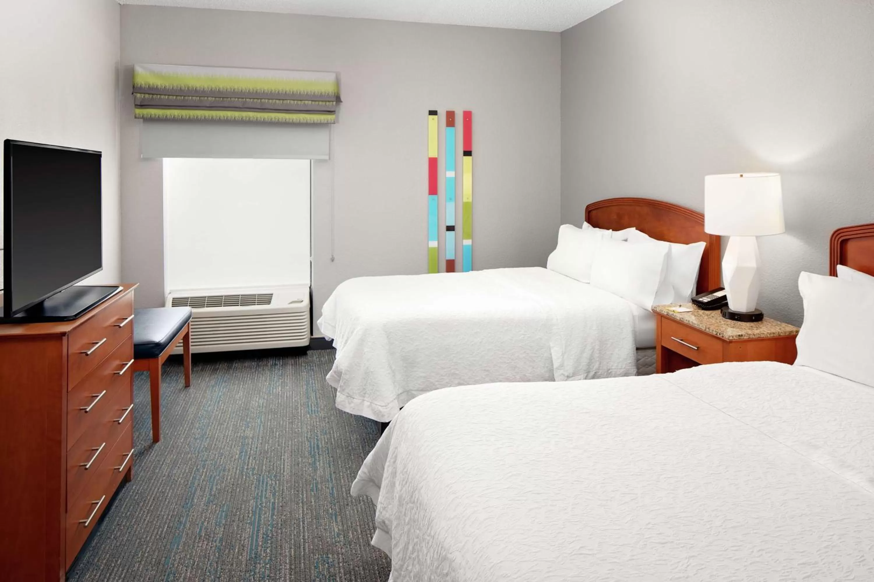 Double Room with Two Double Beds - Hearing Access in Hampton Inn & Suites Houston-Medical Center-NRG Park