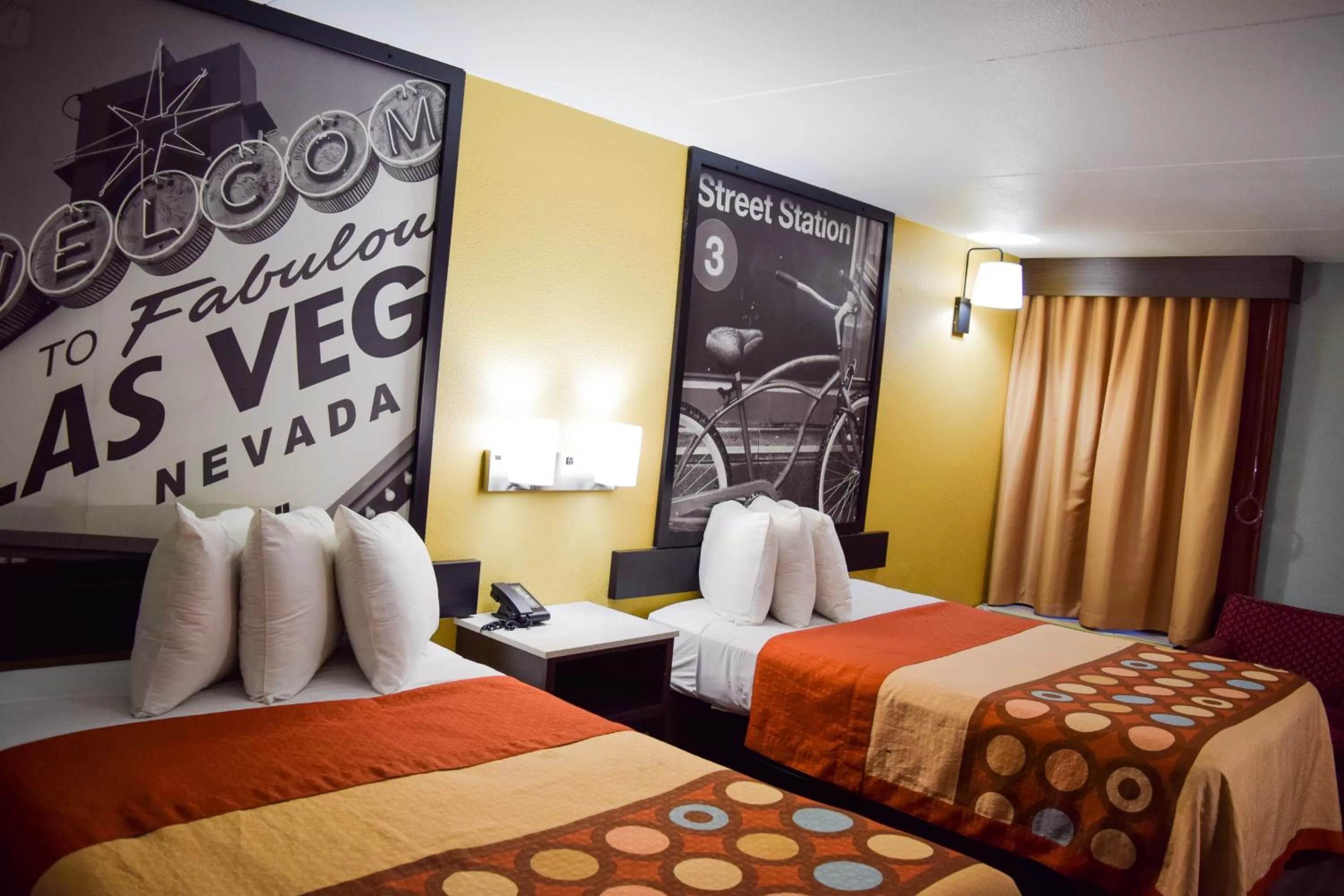 Double Room with Two Double Beds - Mobility Access/Non-Smoking in Super 8 Downtown Raleigh