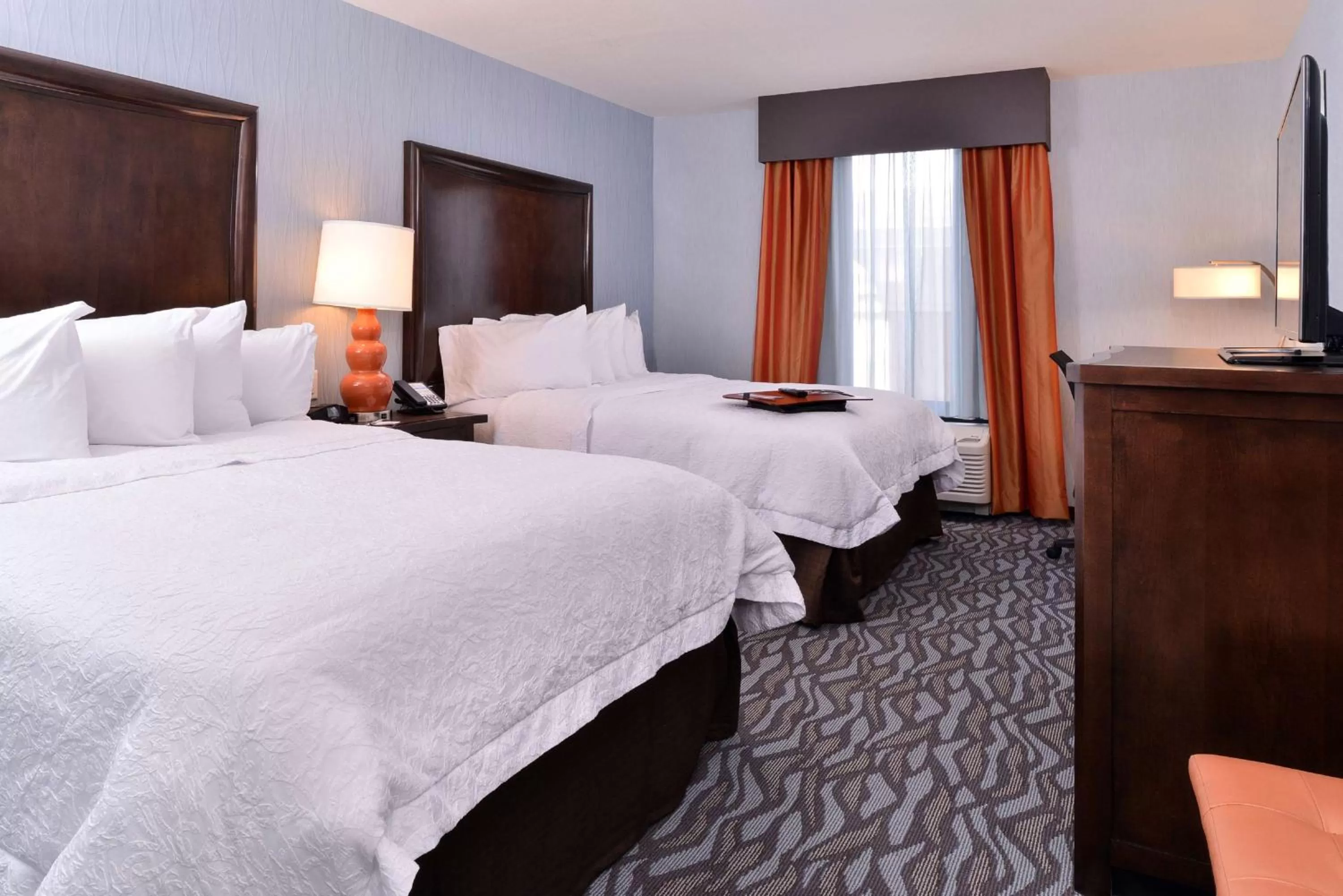 Queen Room with Two Queen Beds - Hearing Access/Non-Smoking in Hampton Inn Rome