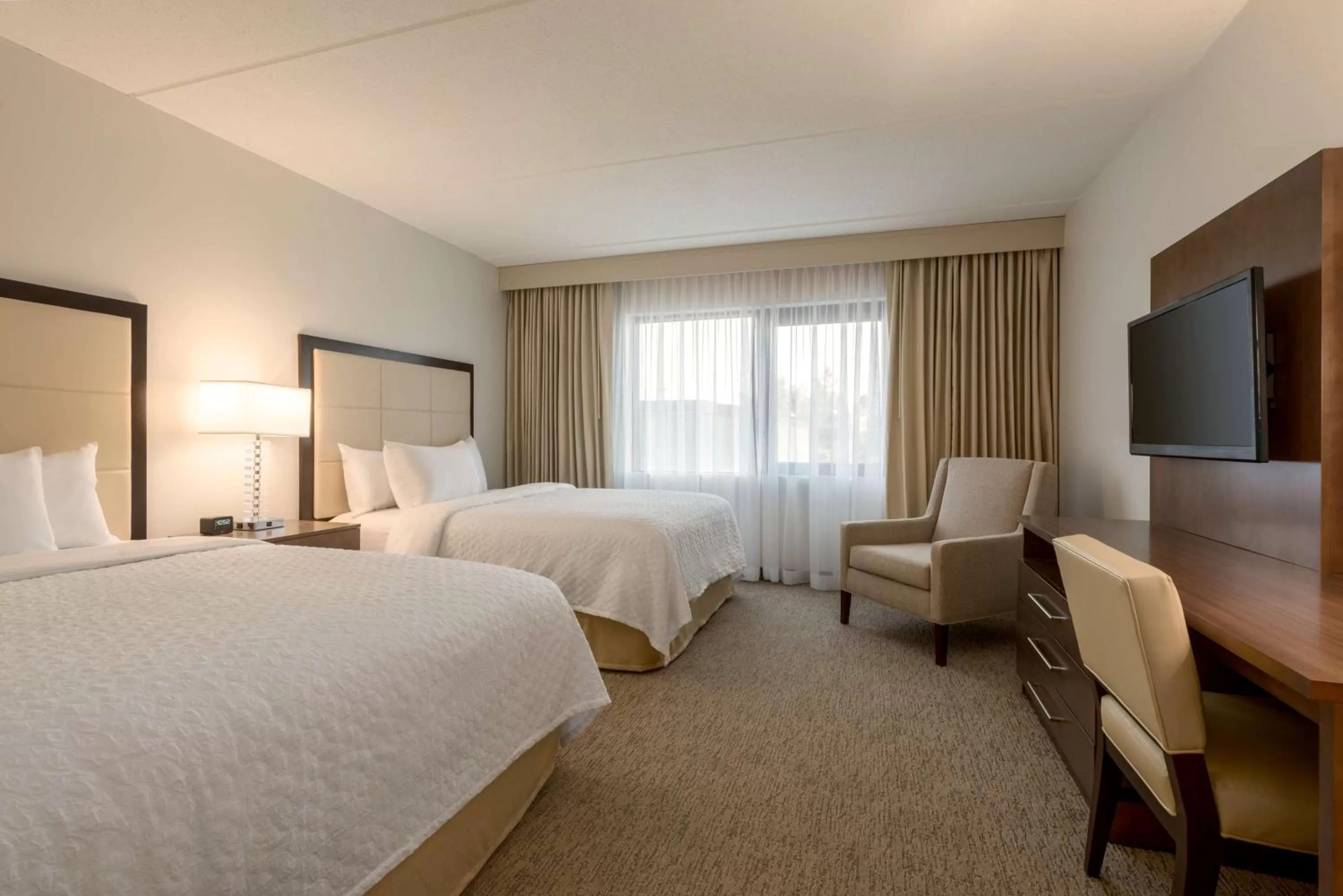 Two Bedroom Suite with One King Bed and Two Queen Beds - Non-Smoking in Embassy Suites by Hilton Milwaukee Brookfield
