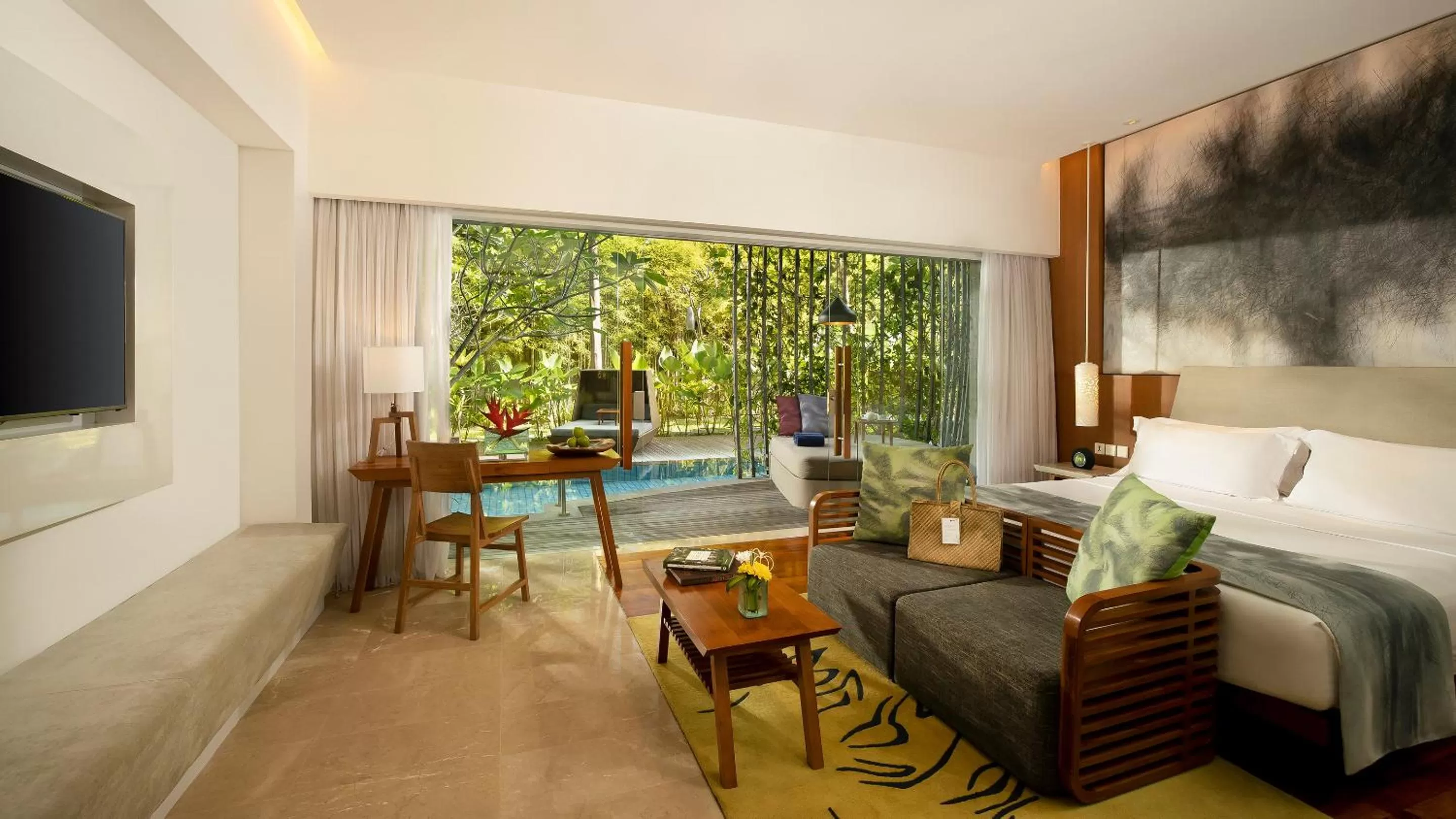 Impressive Lagoon Pool Suite King Bed With Butler Service in Maya Sanur Resort & Spa