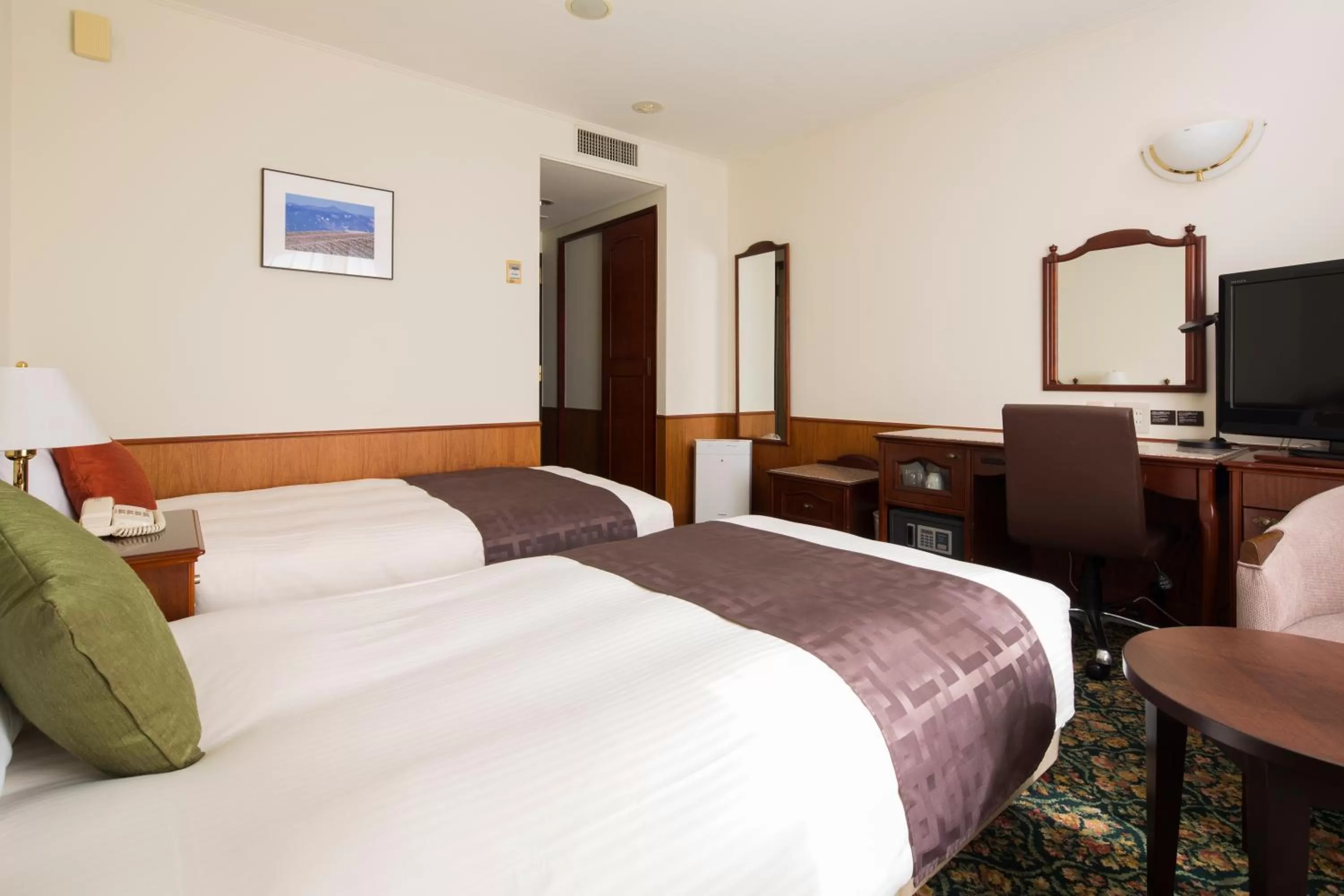 Standard Twin Room - Smoking in Premier Hotel -CABIN- Obihiro