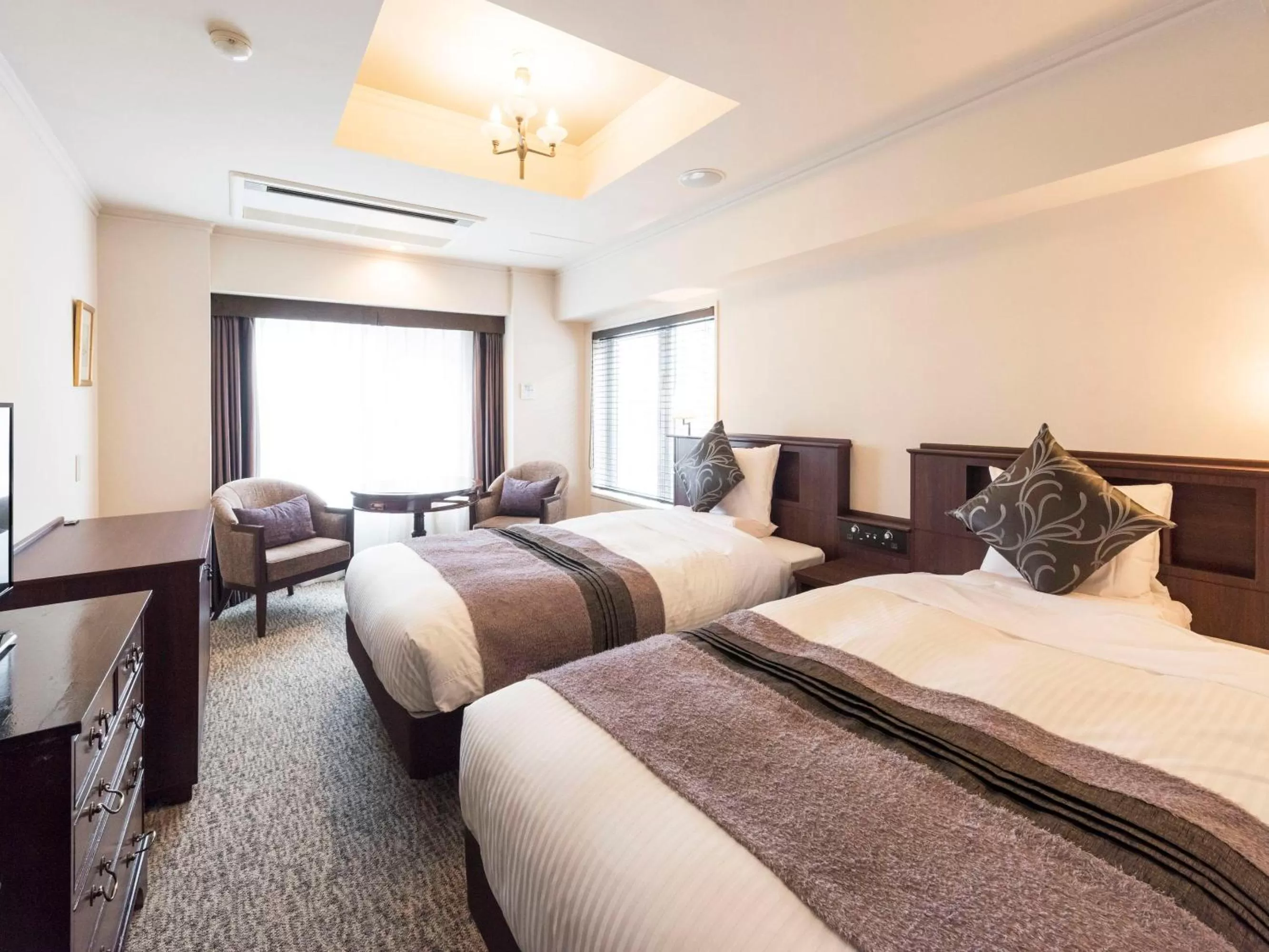 Standard Twin Room A with Canal view - single occupancy - Non-Smoking in Hotel Sonia Otaru