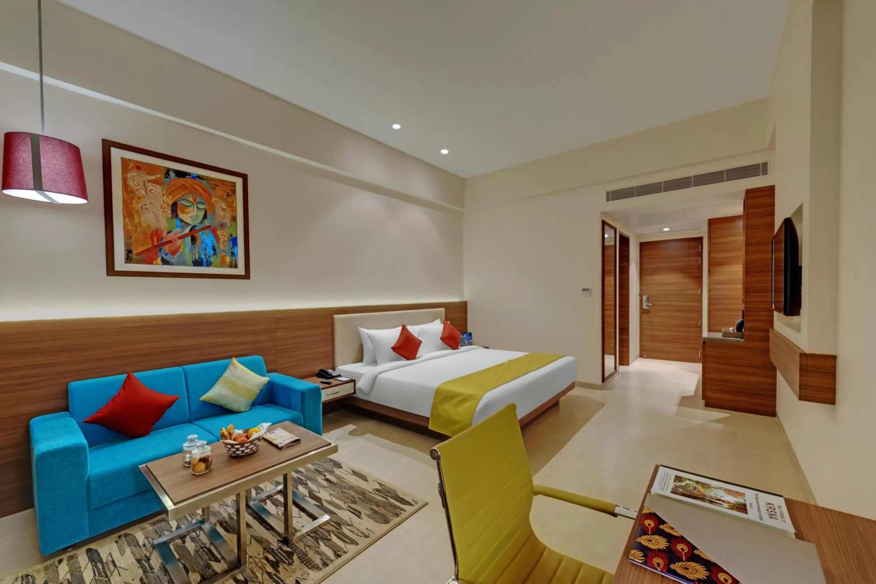 Winter Green Premium Room - single occupancy - Complimentary Mocktails Welcome Drinks,Early Check-In & Late Check-Out up to 4 hours (on availability), 20% off on Food, Beverage, Laundry and Spa in The Fern Sattva Resort, Dwarka