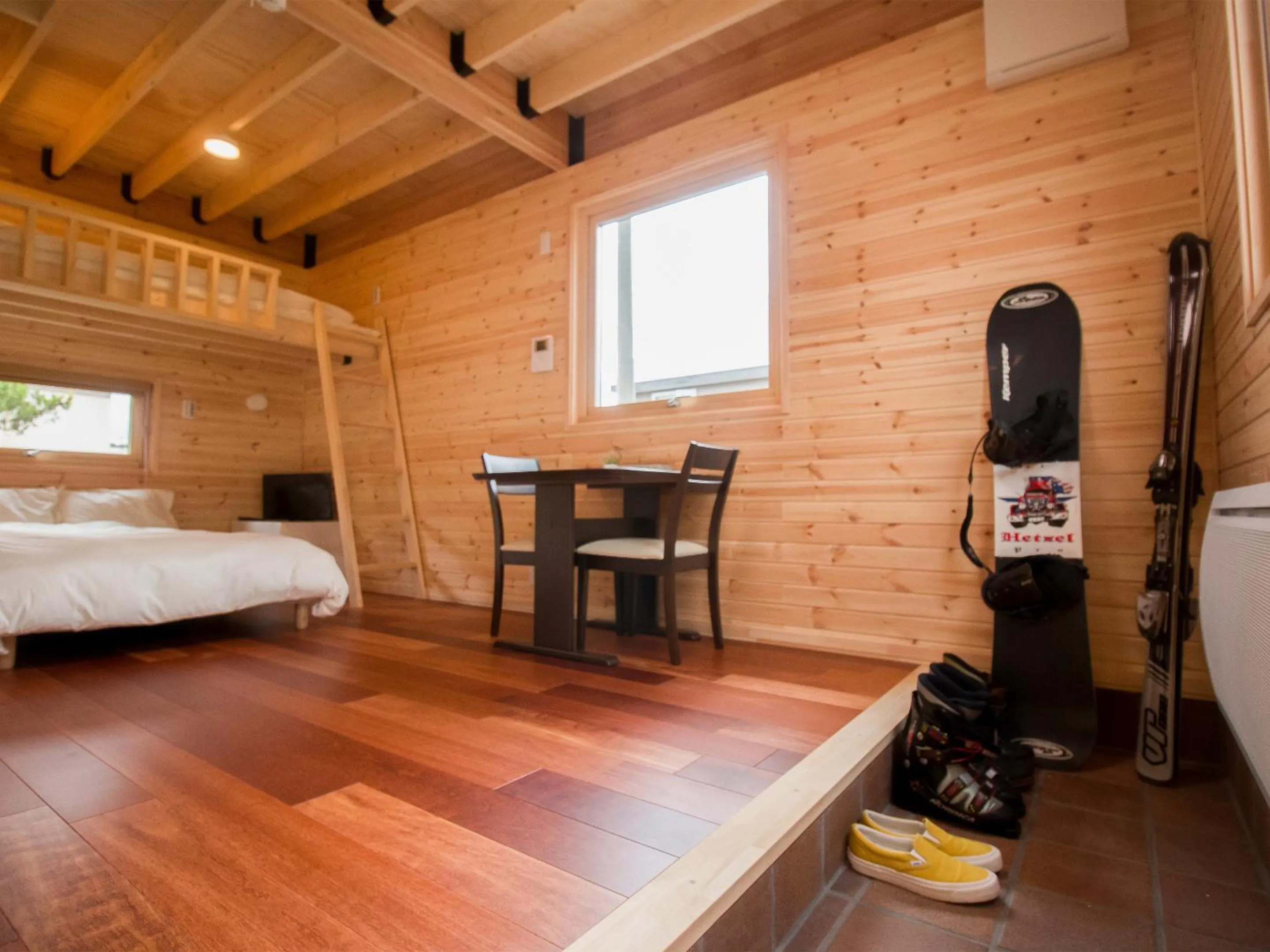 Double Room with Small Double Bed - Non-Smoking in Brick House Furano