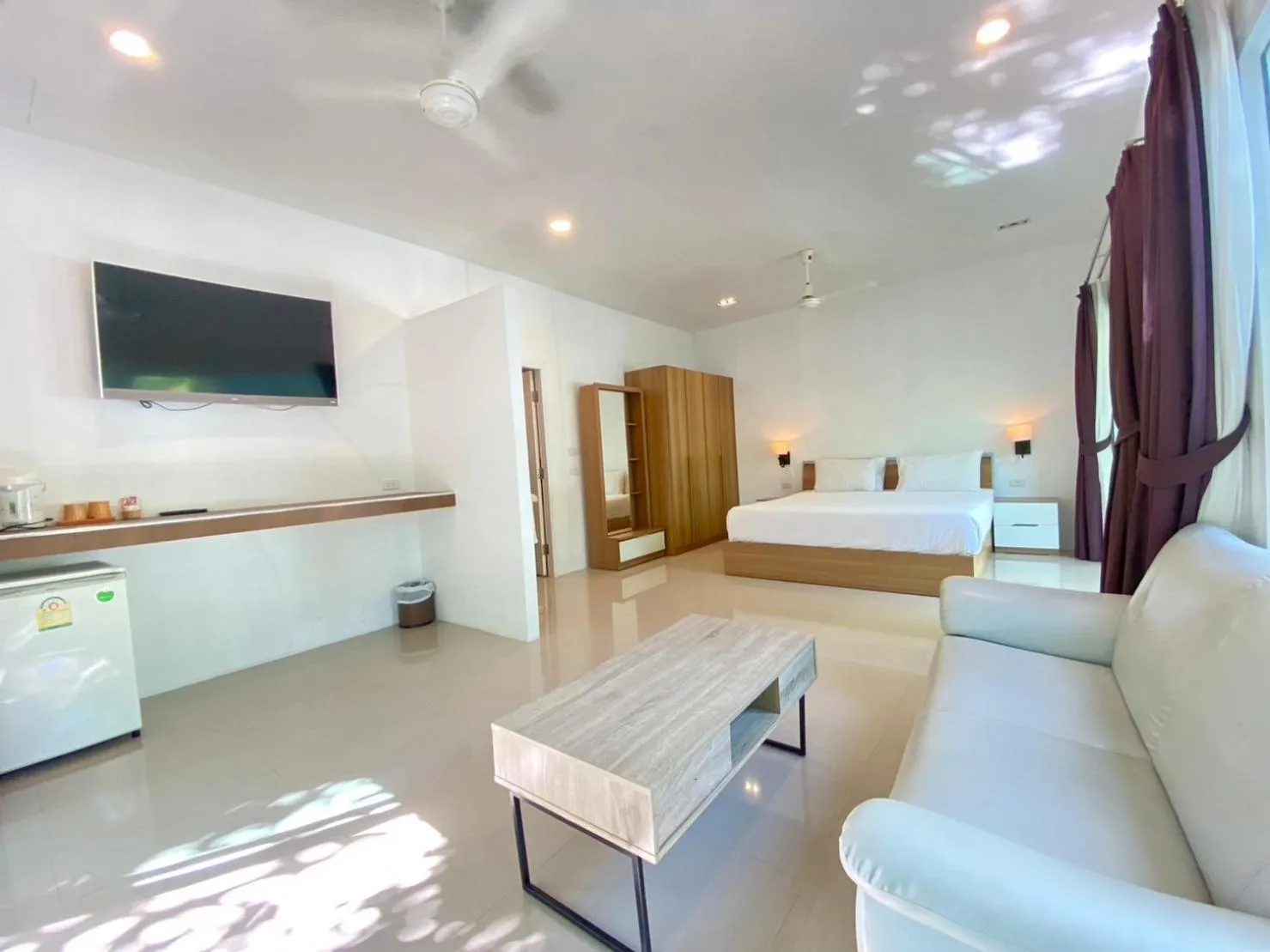 Deluxe Double Room with Pool View in Garden Home Kata