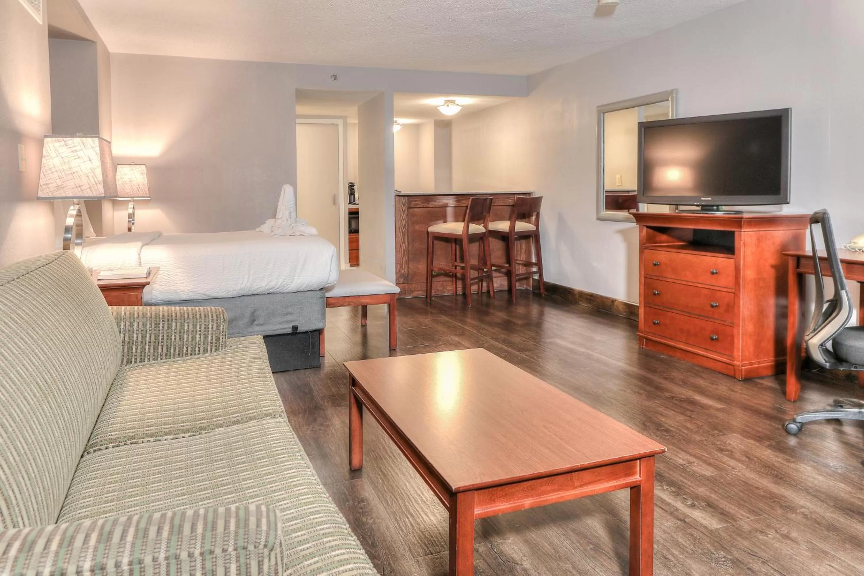 Two Bedroom Family Suite in The Ramsey Hotel and Convention Center