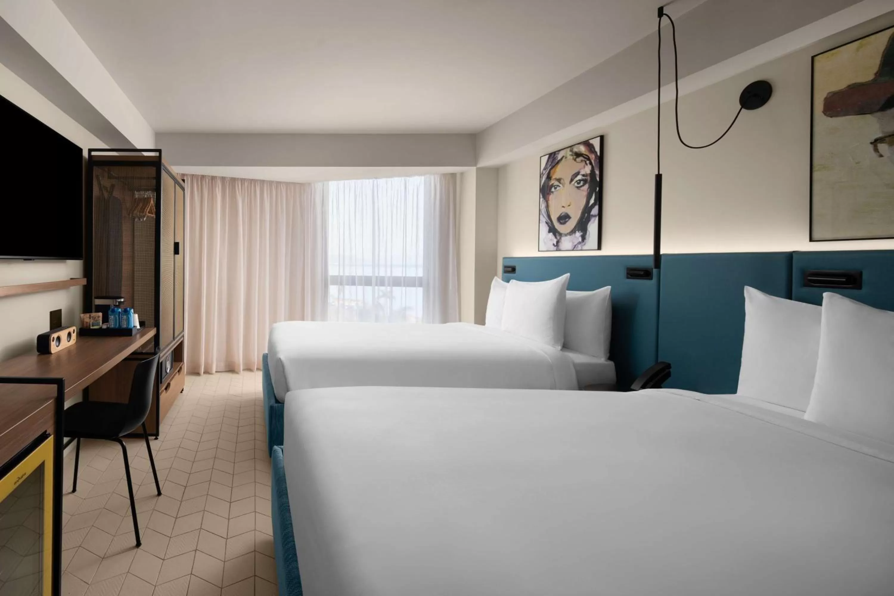 Double Room with Two Double Beds in ROK Hotel Kingston, Tapestry Collection By Hilton