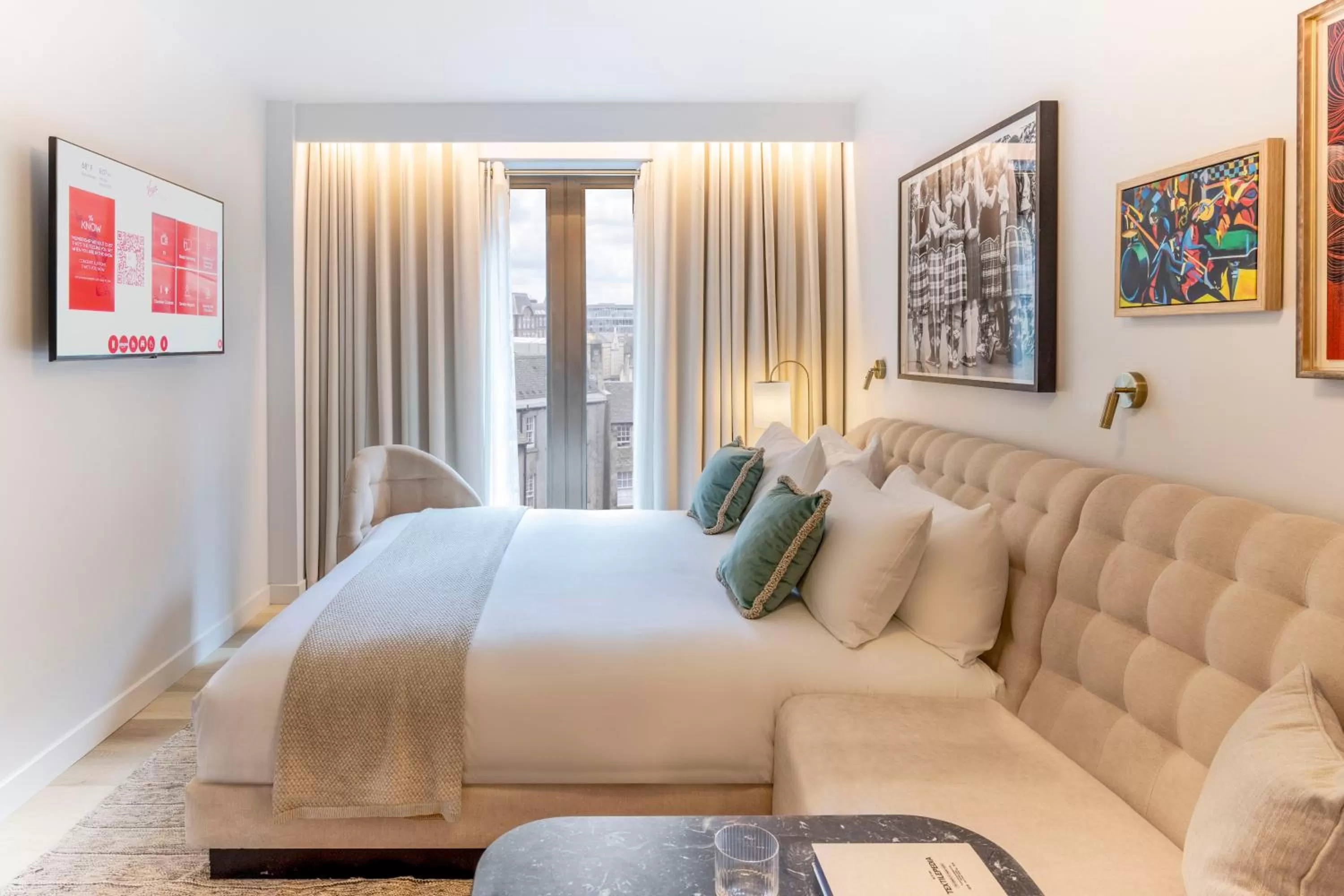 Chamber King in Virgin Hotels Edinburgh