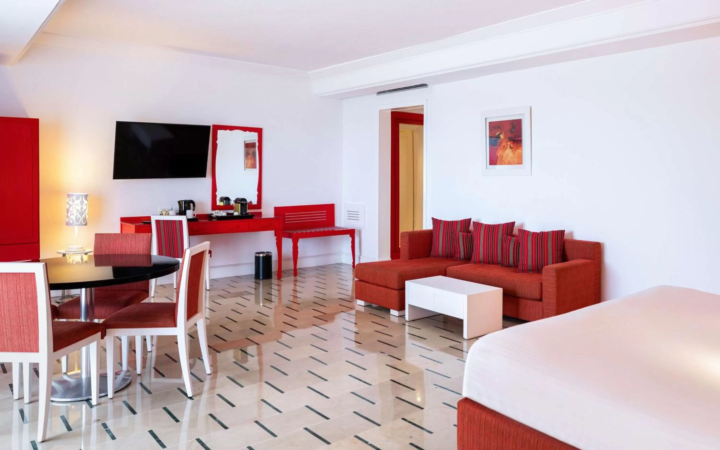 Junior Suite with Balcony and Sea View in Radisson Blu Resort & Thalasso Hammamet