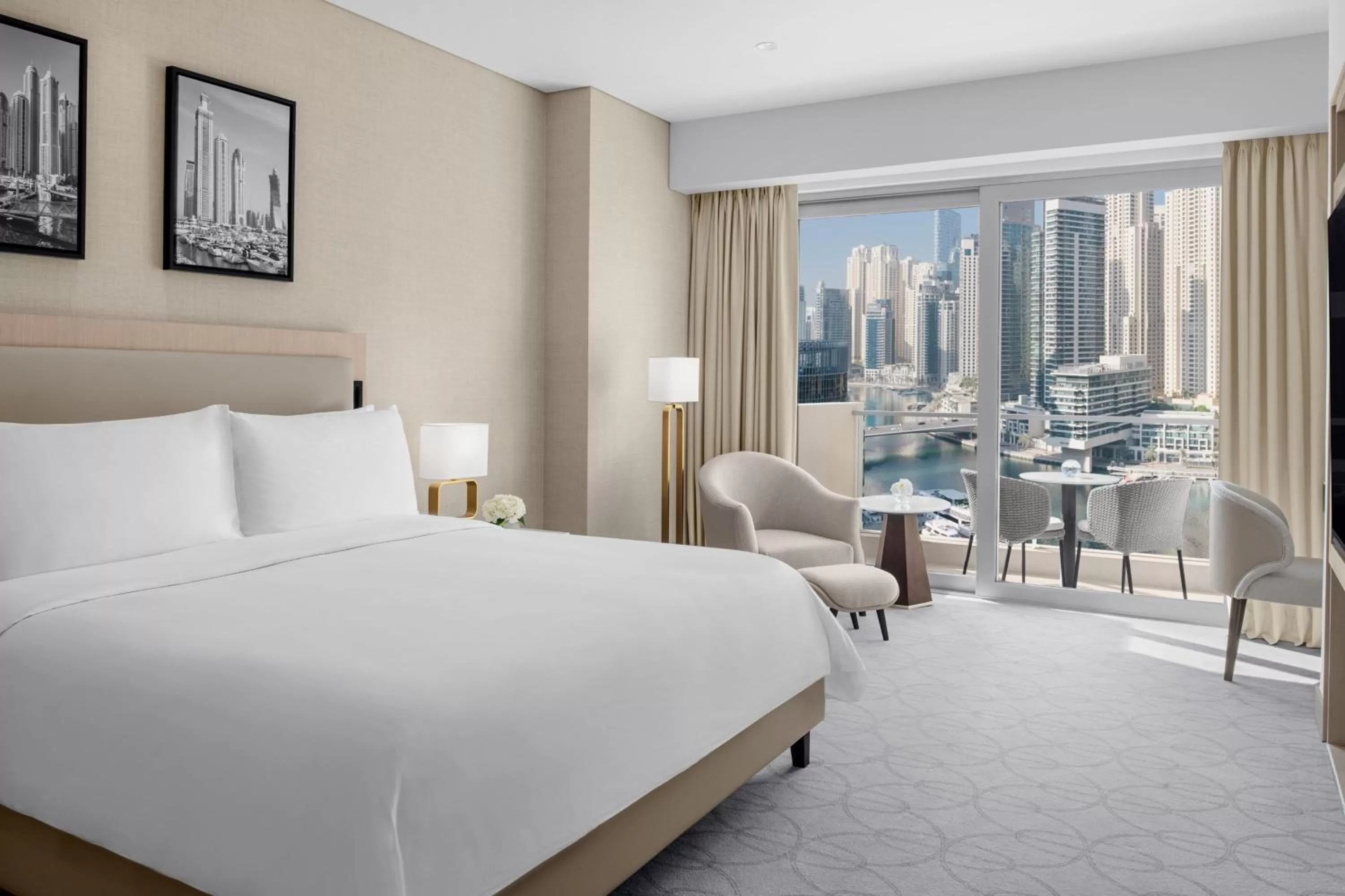Executive King Room with Marina View - Club Level in Address Dubai Marina