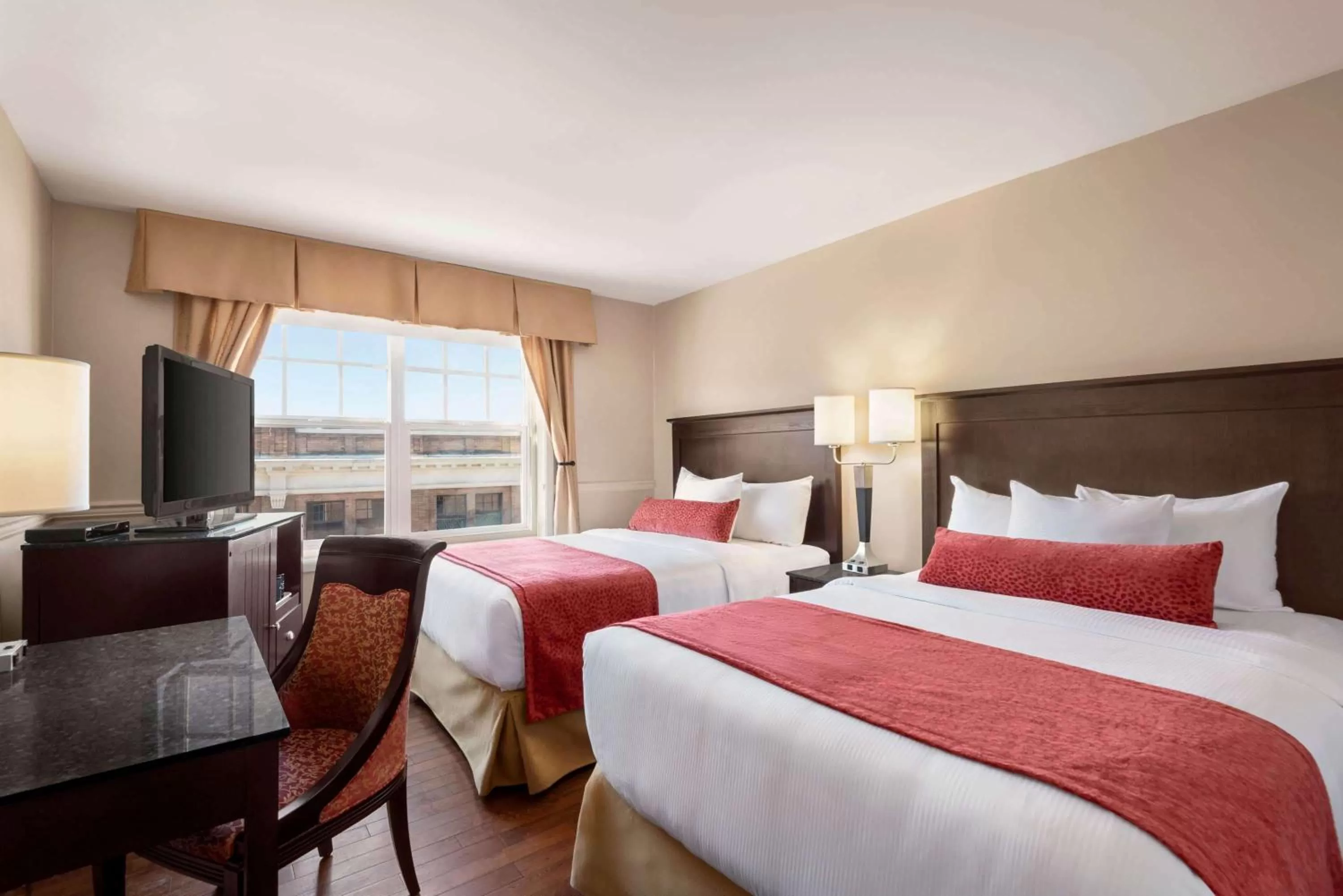 Double Room with Two Double Beds - Non-Smoking in The Plaza Hotel Downtown, Trademark Collection by Wyndham