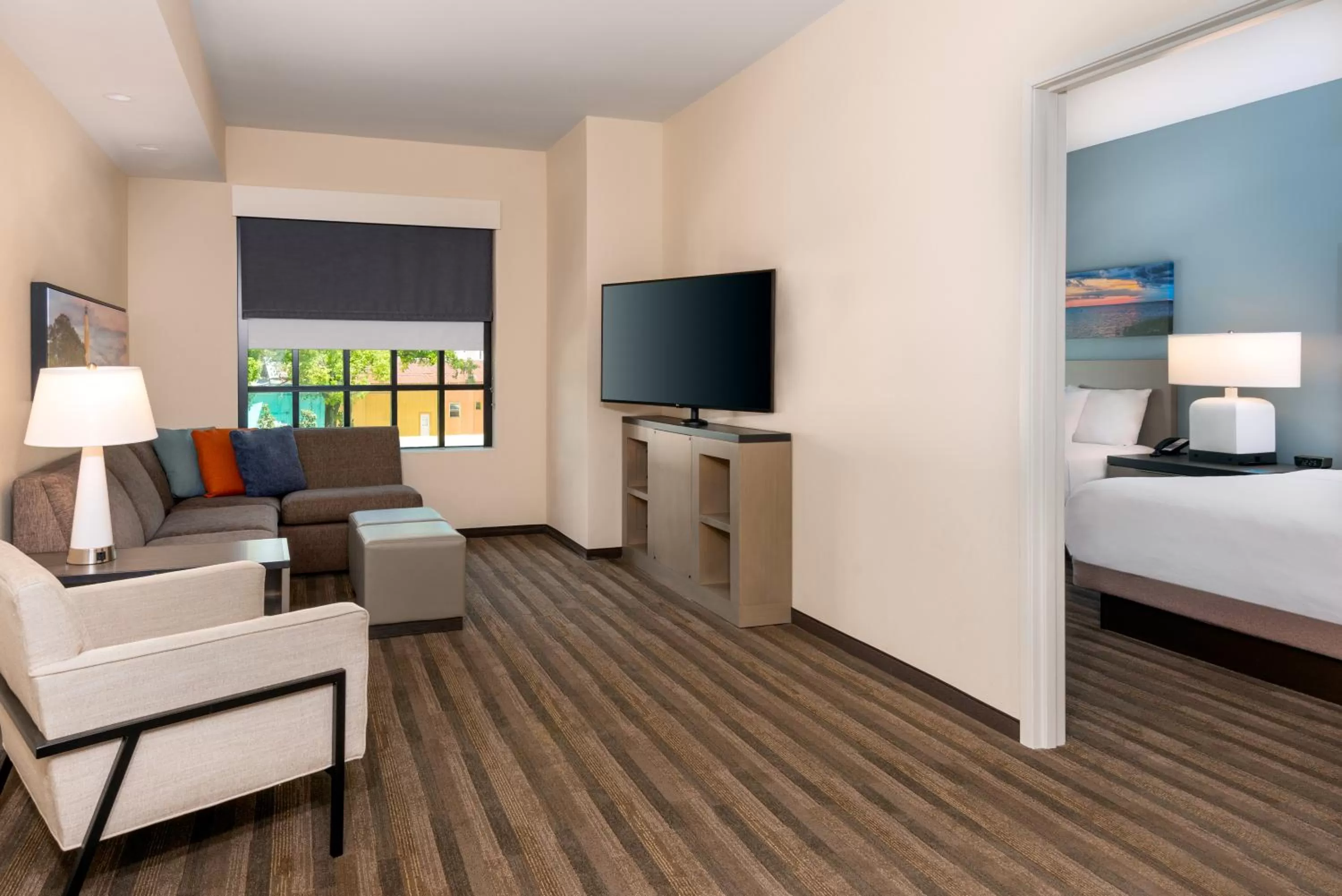 One Bedroom Kitchen Suite with Two Queen Beds and Sofa Bed in Hyatt House Tallahassee Capitol University