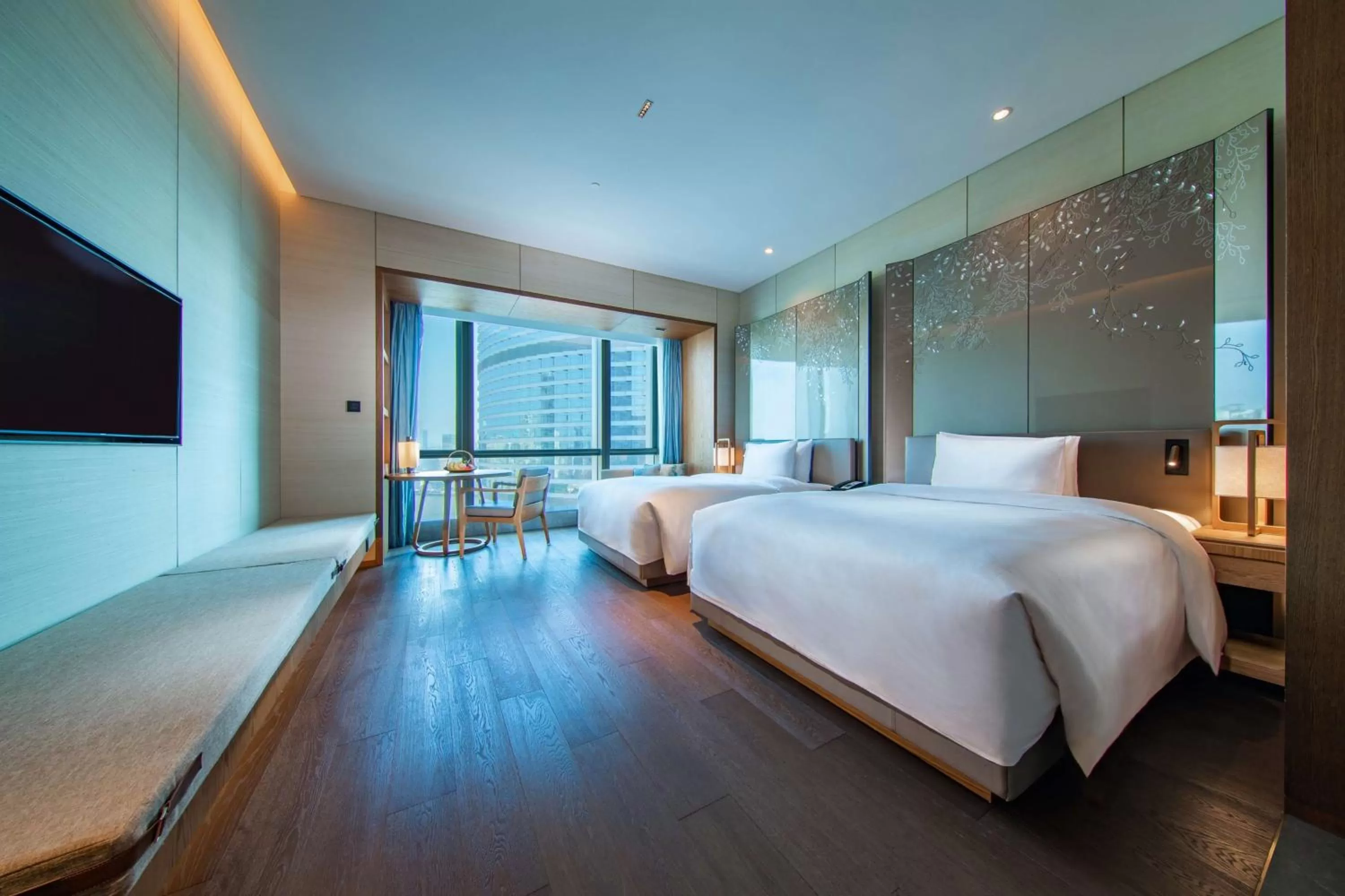 Premium Scenic Queen Room with Two Queen Beds in Conrad Guangzhou