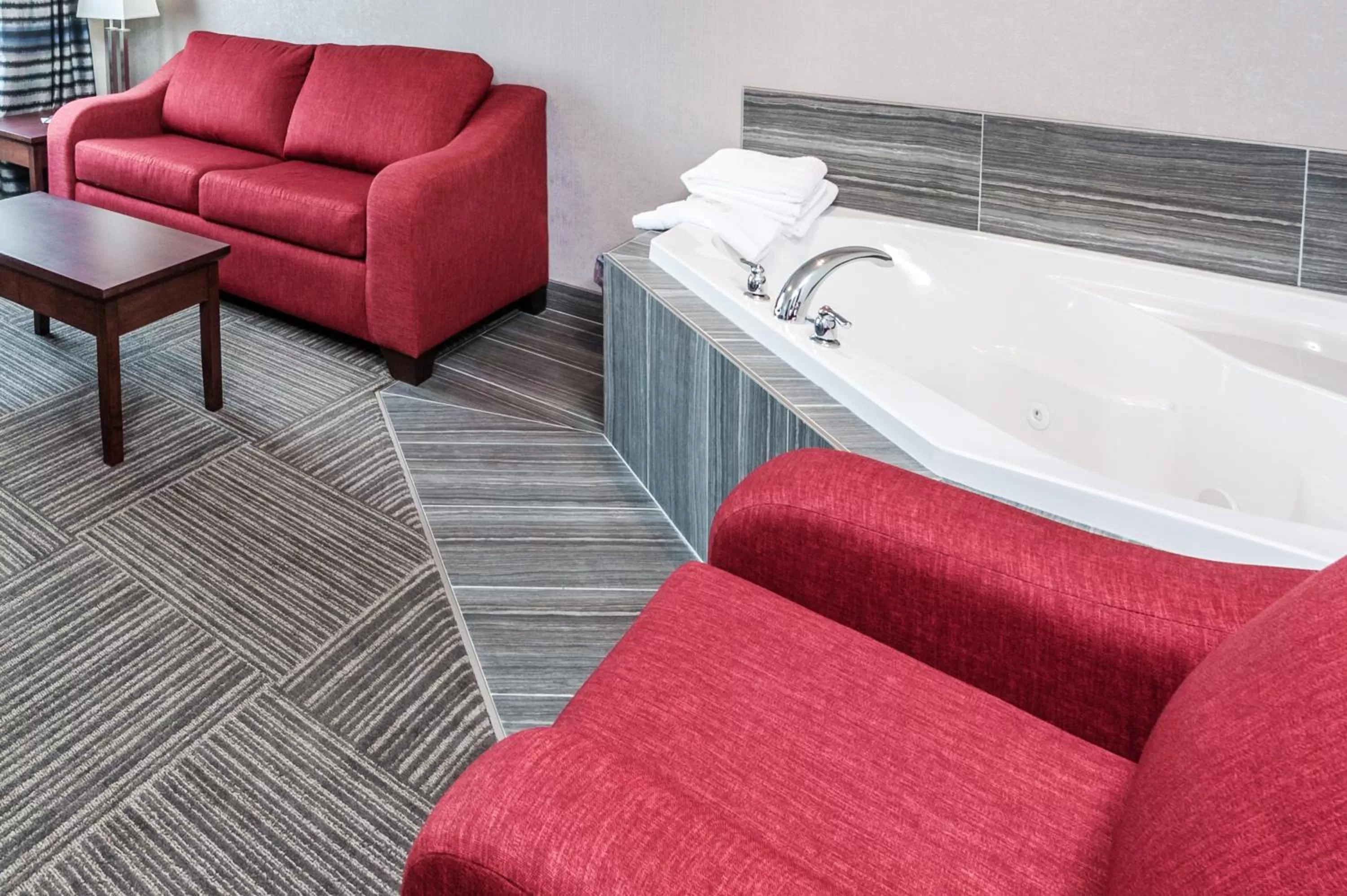 Two-Bedroom Superior Suite with with One Queen and One King Bed with Jetted Tub - Non-Smoking in Ramada by Wyndham Moose Jaw