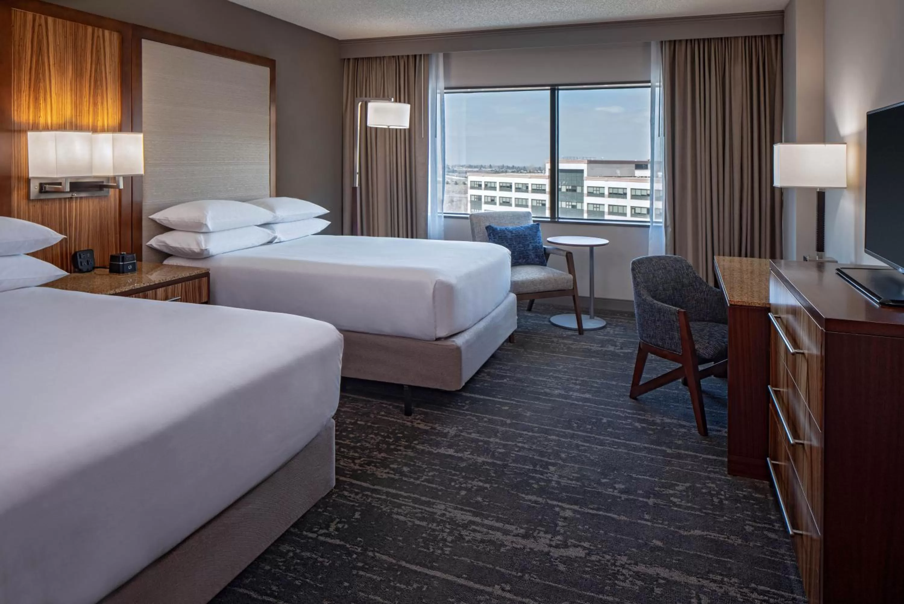 Double Room with Two Double Beds and Accessible Tub - Disability Access in Hyatt Regency Denver Tech Center