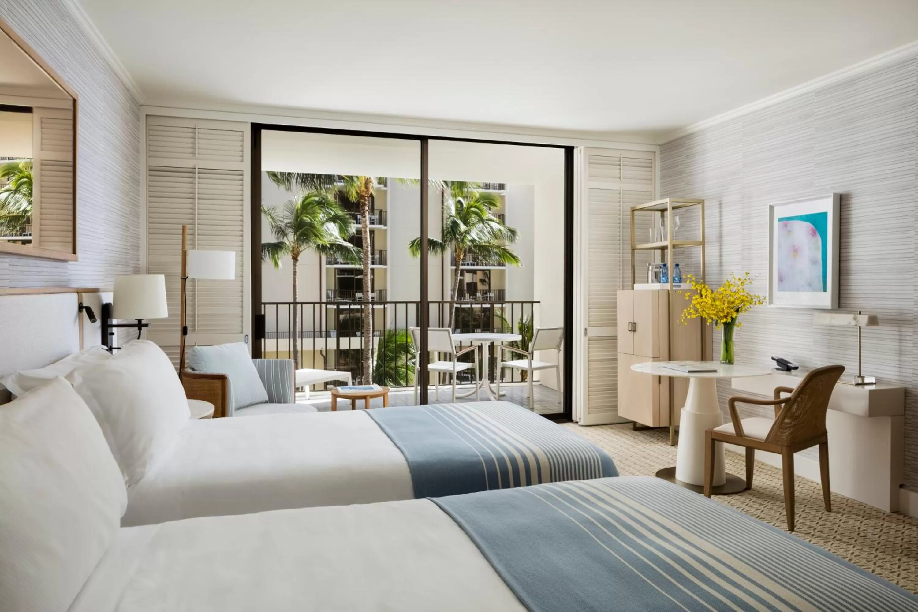 Partial Ocean View Twins in Halekulani - NO RESORT FEE