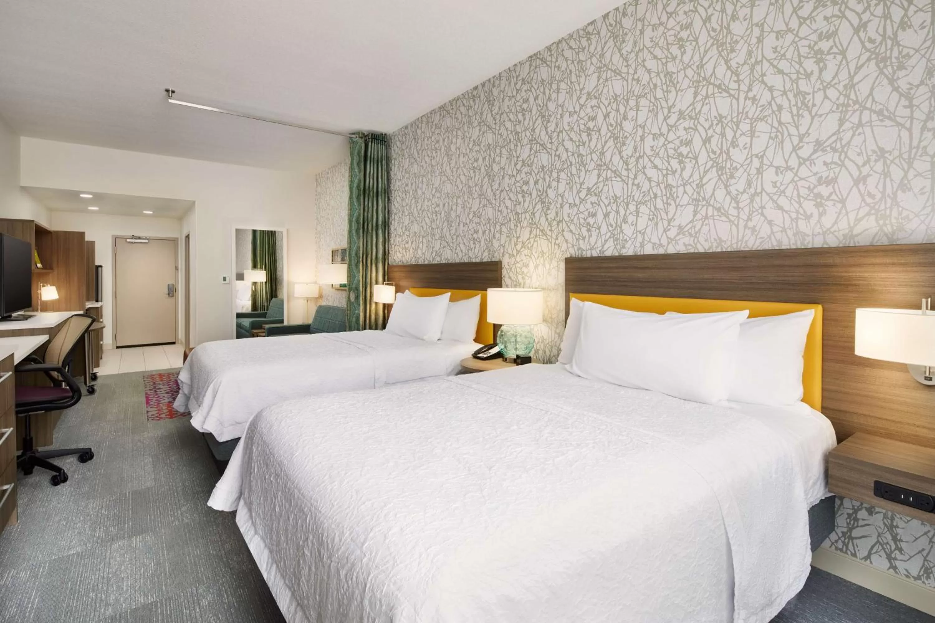 Queen Studio with Two Queen Beds - Non-Smoking in Home2 Suites By Hilton Stuart