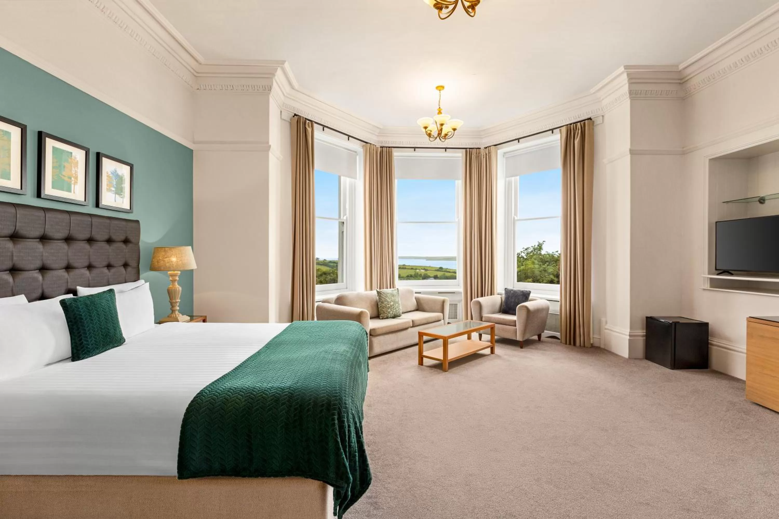 Superior Double or Twin Room with Sea View in Trenython Manor Resort