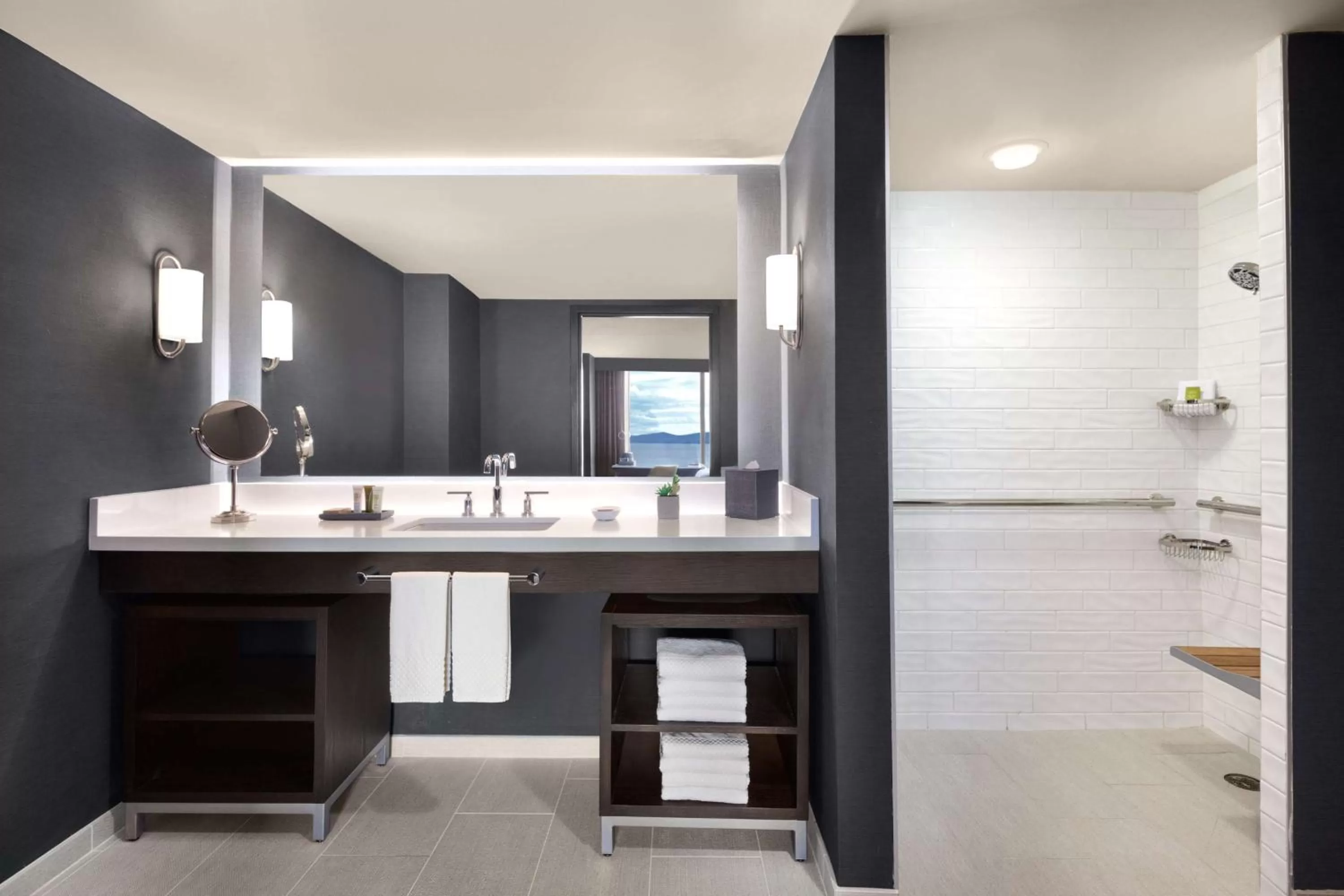 Queen Room with Two Queen Beds with Lake View - Disability Access in Hotel Champlain Burlington, Curio Collection by Hilton