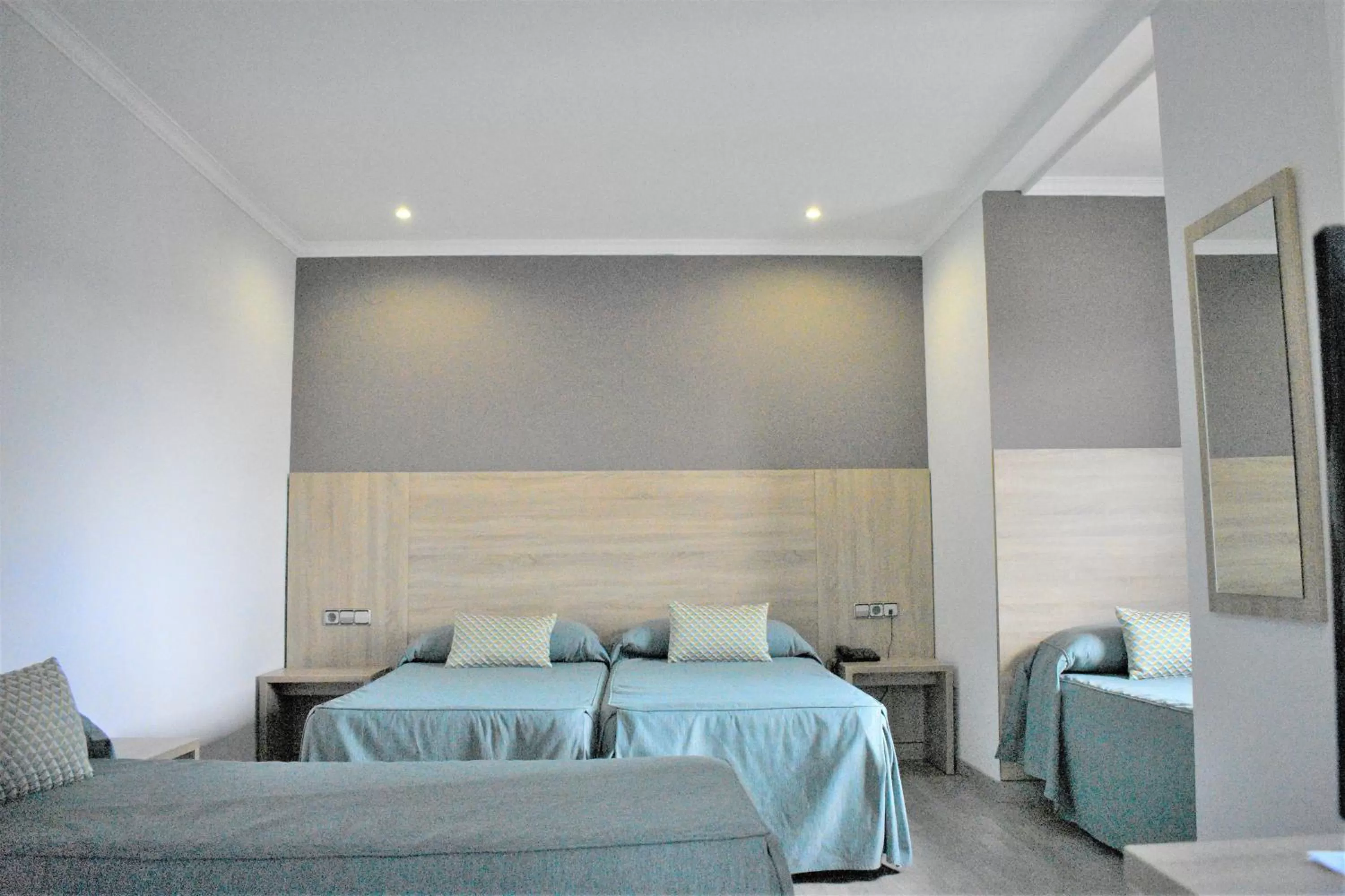 Double or Twin Room with Two Extra Beds in Ramblas Hotel