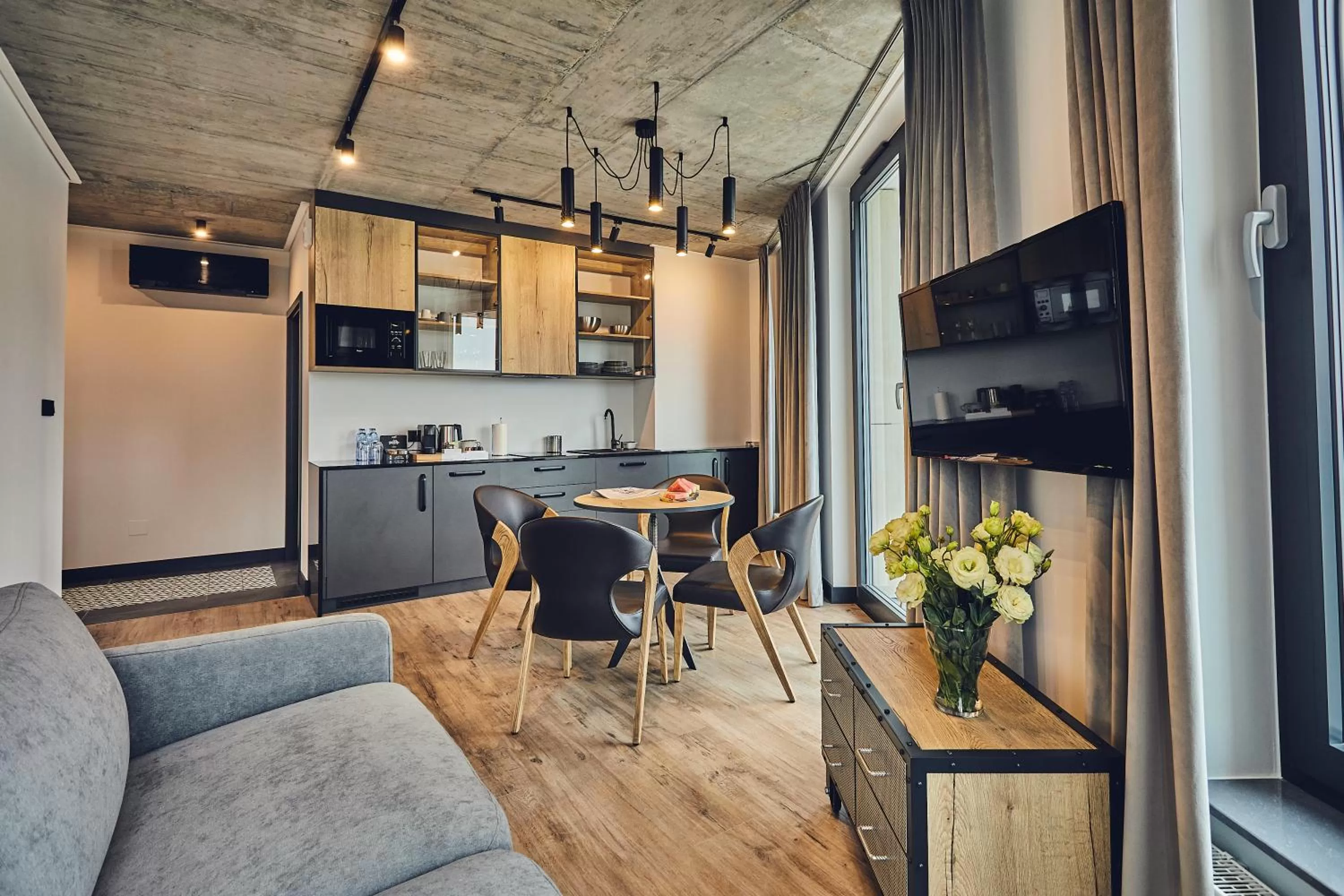 Corner Room with River View in The Bridge Suites Hotel