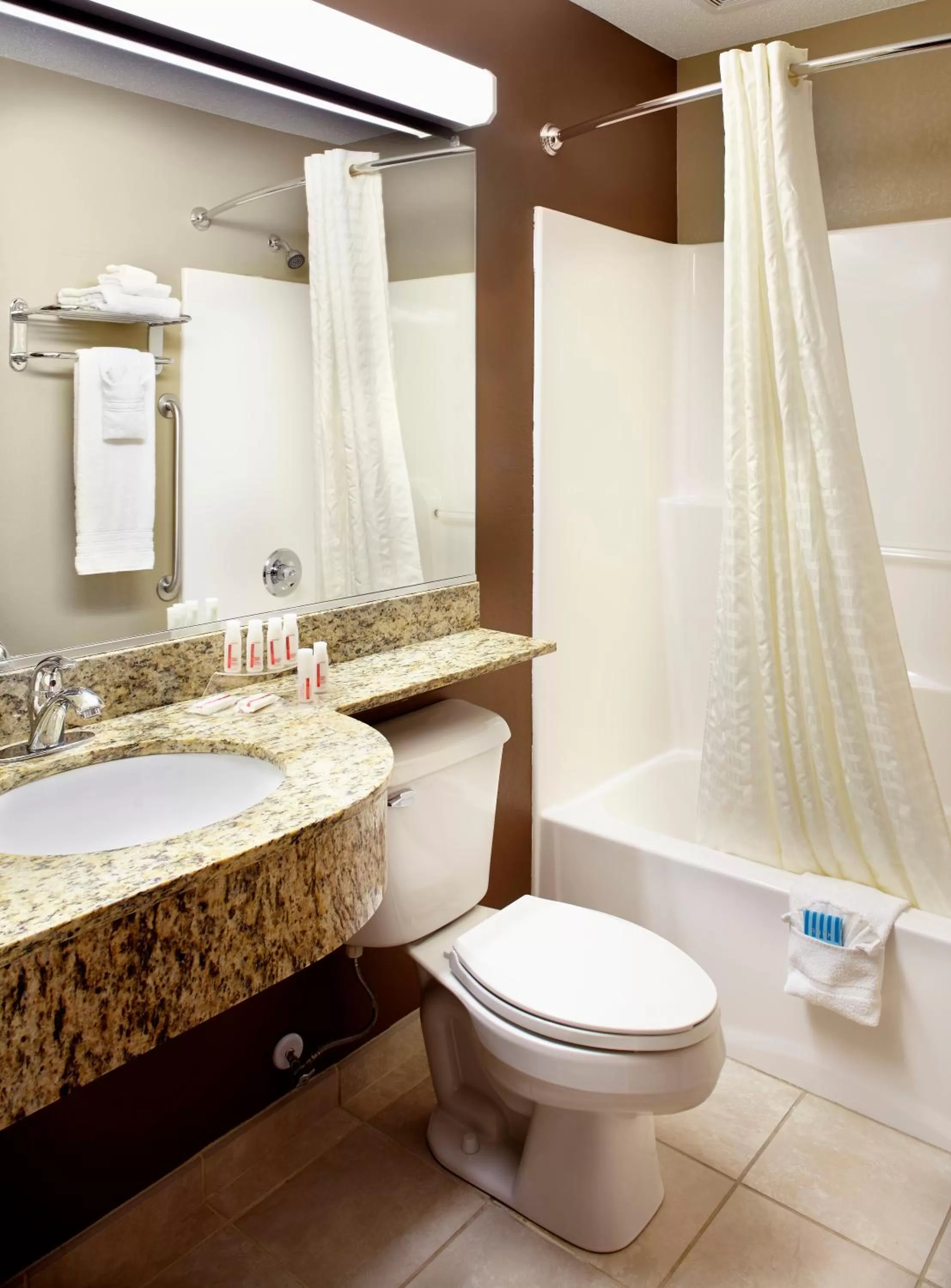 Queen Suite with Roll-In Shower - Mobility Accessible/Non-Smoking in Microtel Inn & Suites by Wyndham Wheeling at The Highlands
