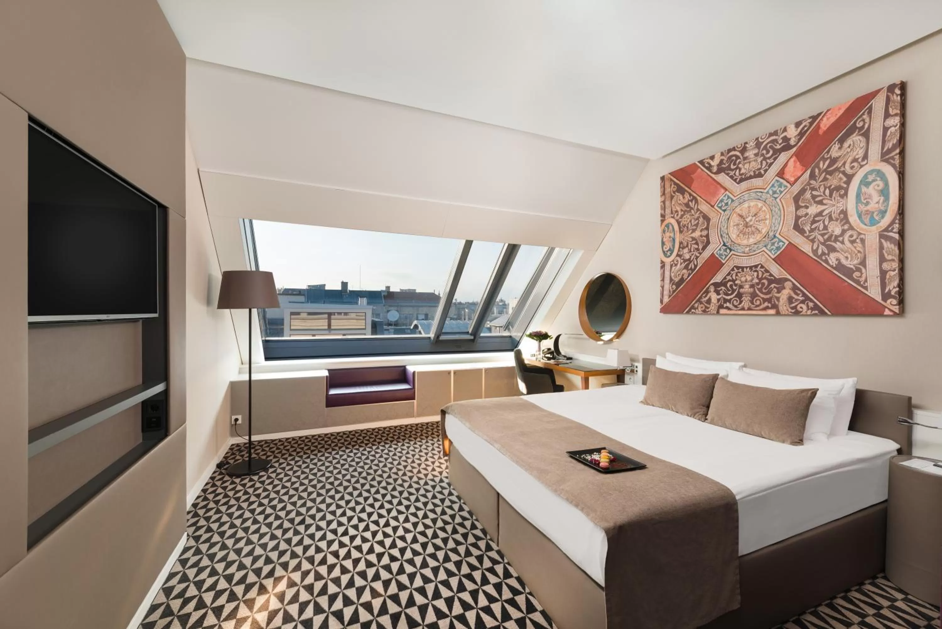 Top Floor Superior Double or Twin room in Hotel Moments Budapest by Continental Group
