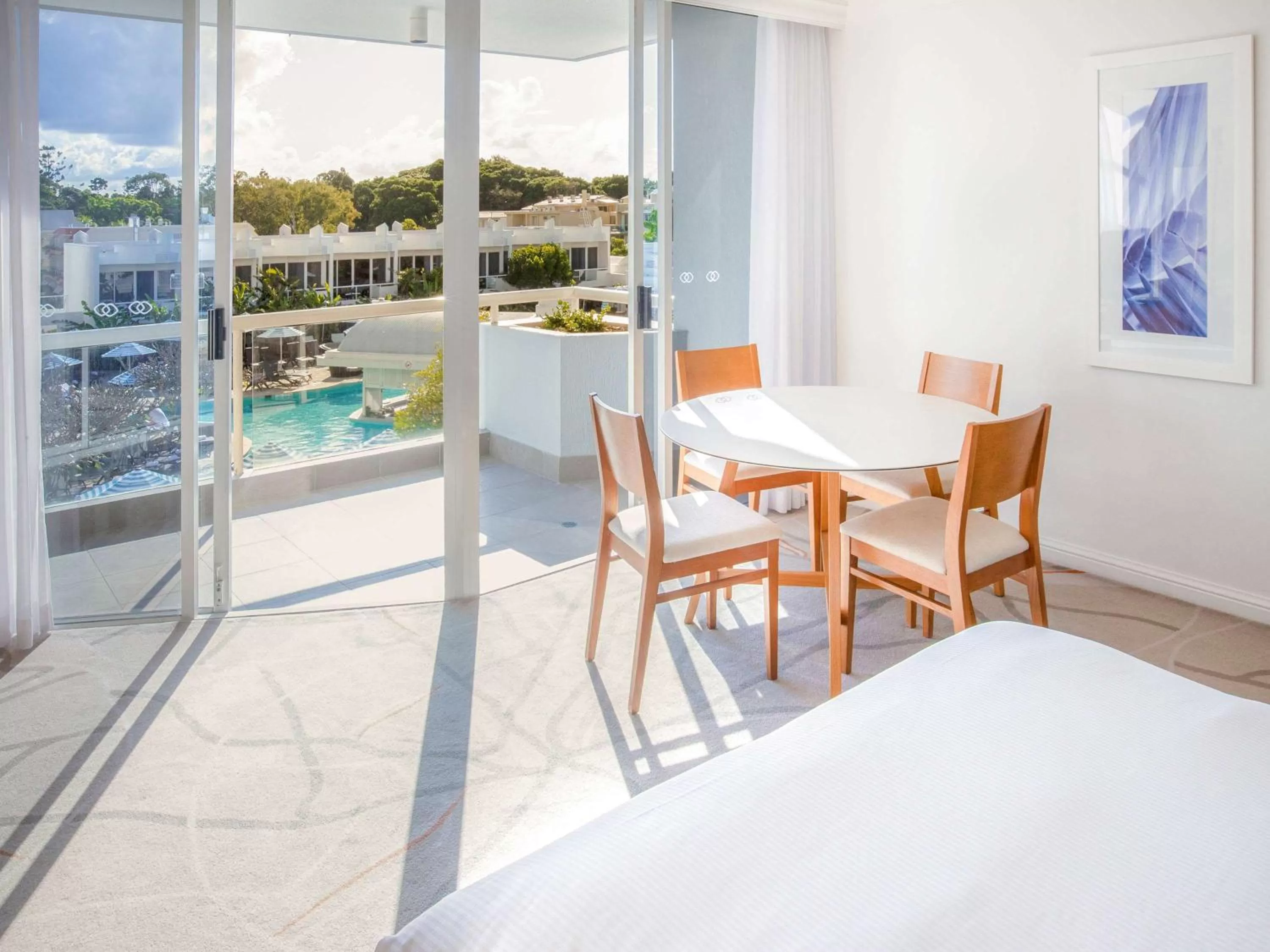 Superior Double Room with Two Double Beds and Pool View in Elysium Noosa Resort - MGallery Collection