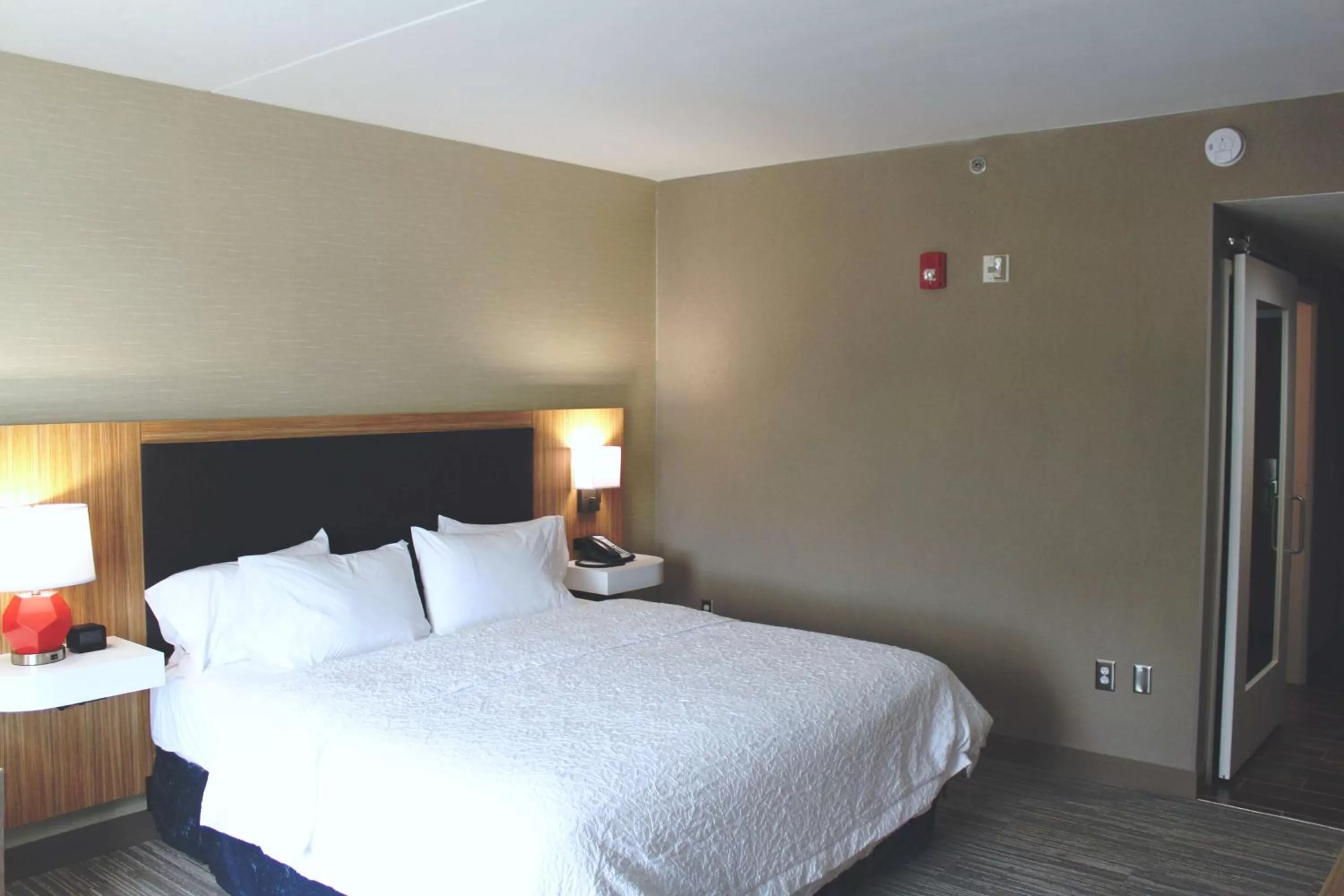 King Room with Roll-In Shower - Mobility Access/Non-Smoking in Hampton Inn Forsyth