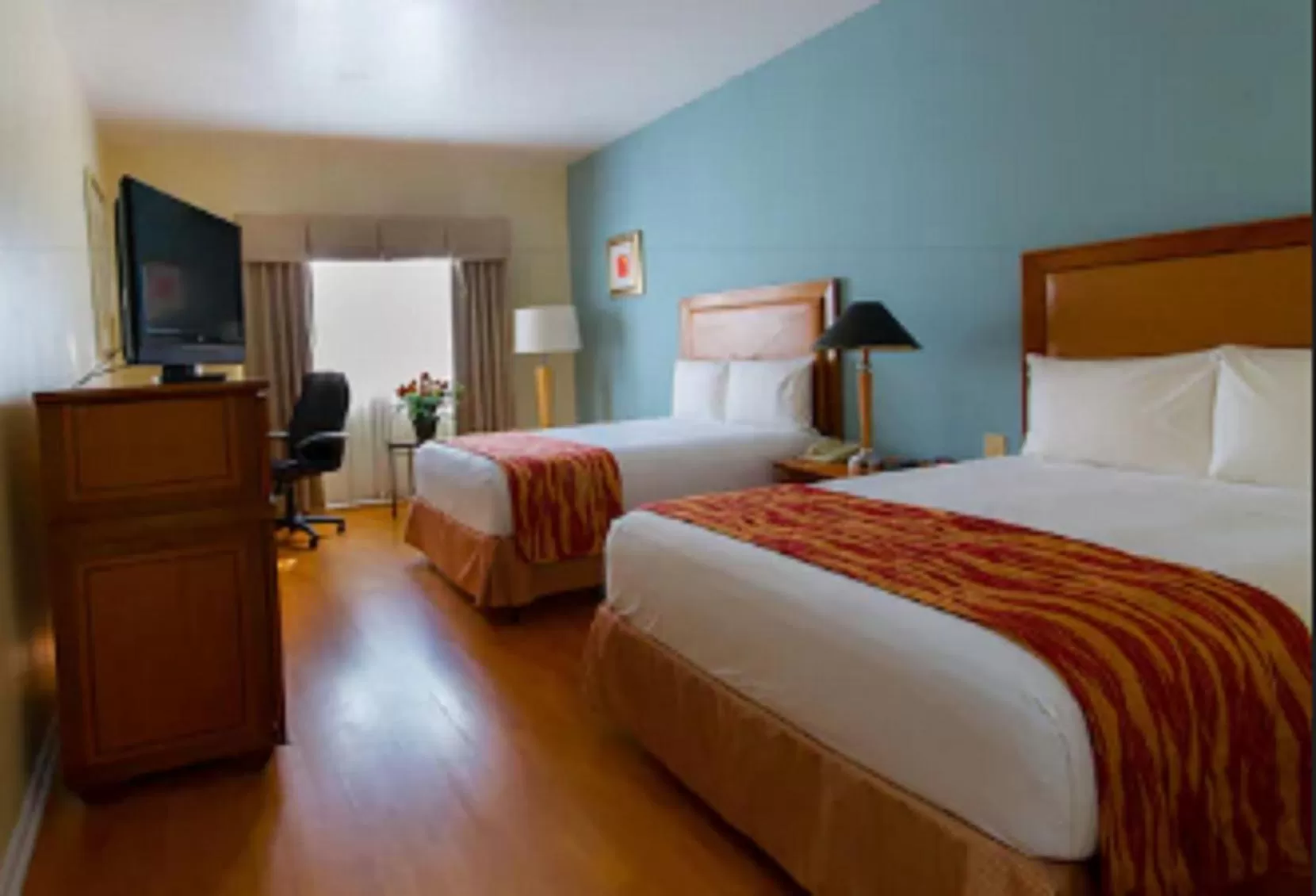 Double Room with Two Double Beds - Accessible/Non-Smoking in Rodeway Inn South Miami - Coral Gables