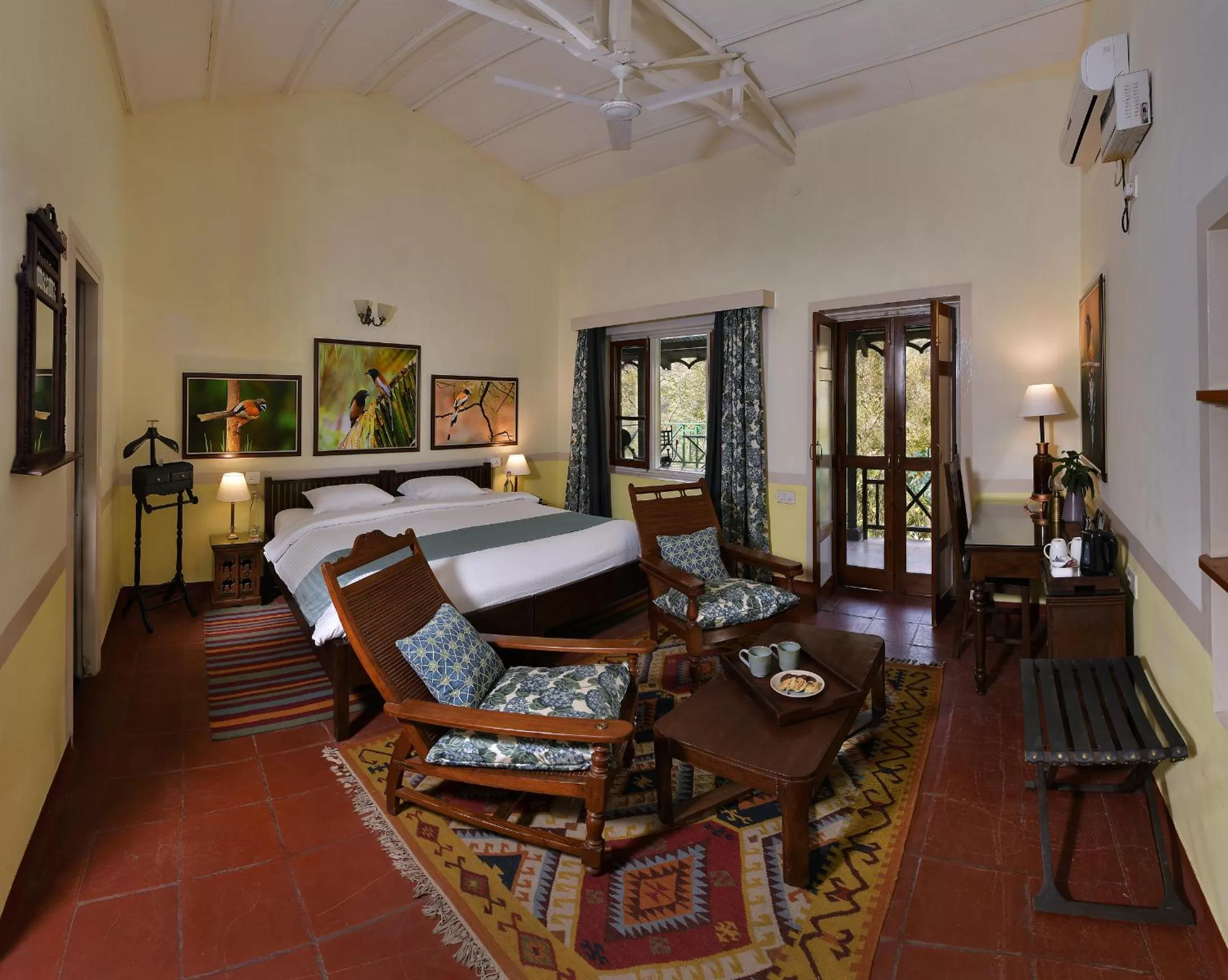 Hideaway River View Room in Neemrana's Glasshouse on the Ganges