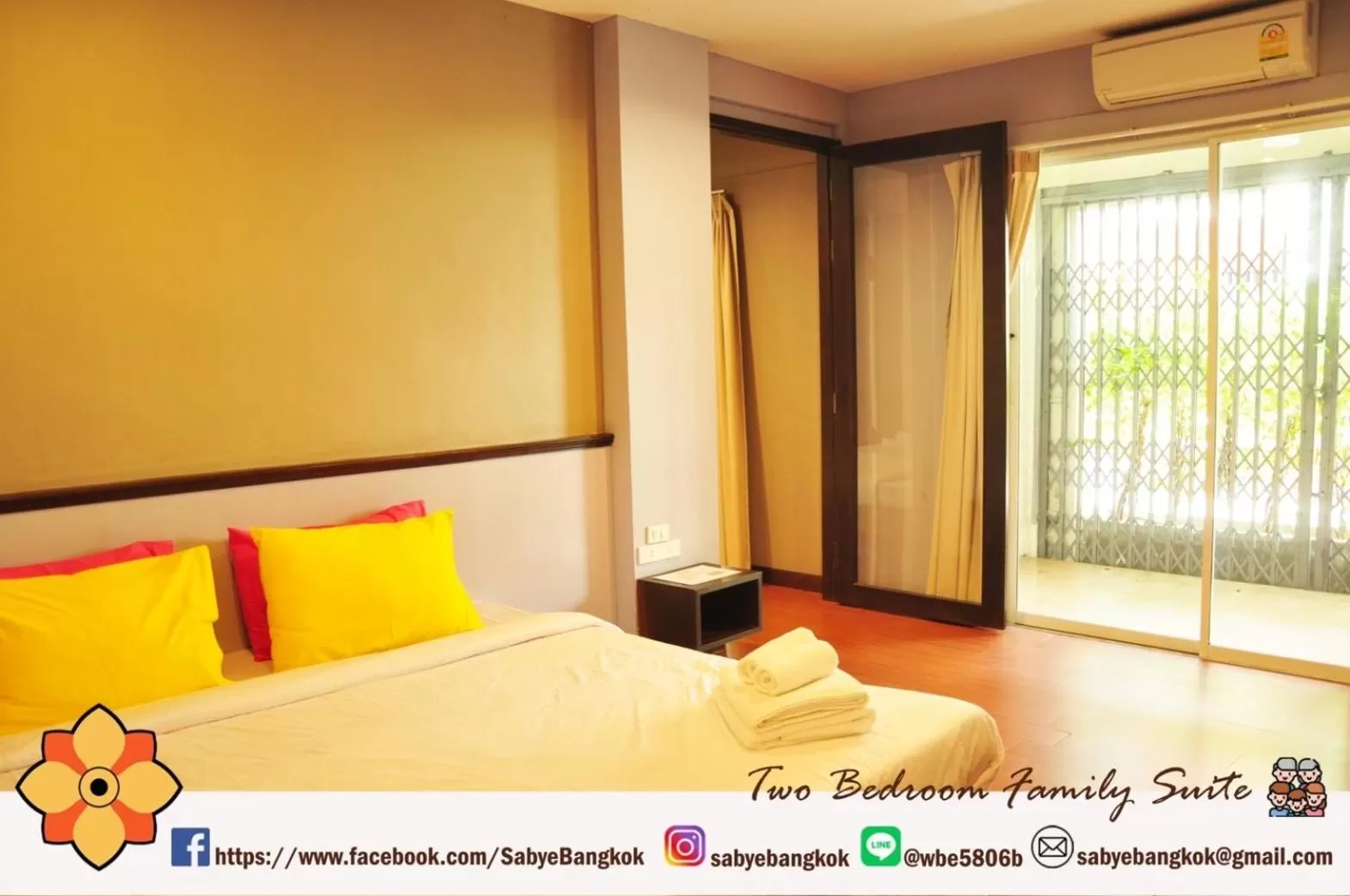 Family Two-Bedroom Suite in Sabye Bangkok