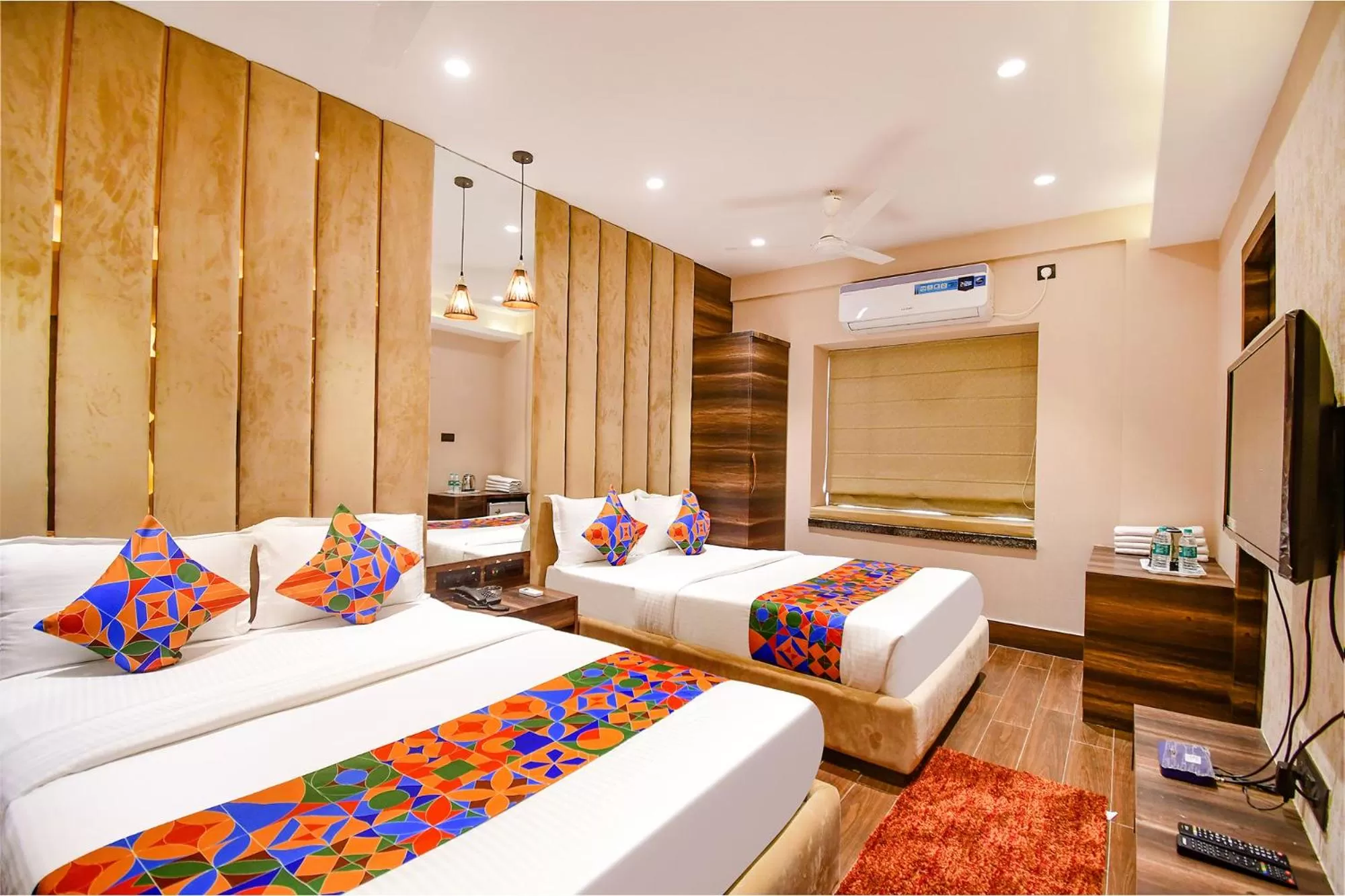 Family Room in FabHotel Prime Jalsa - Nr Axis Mall