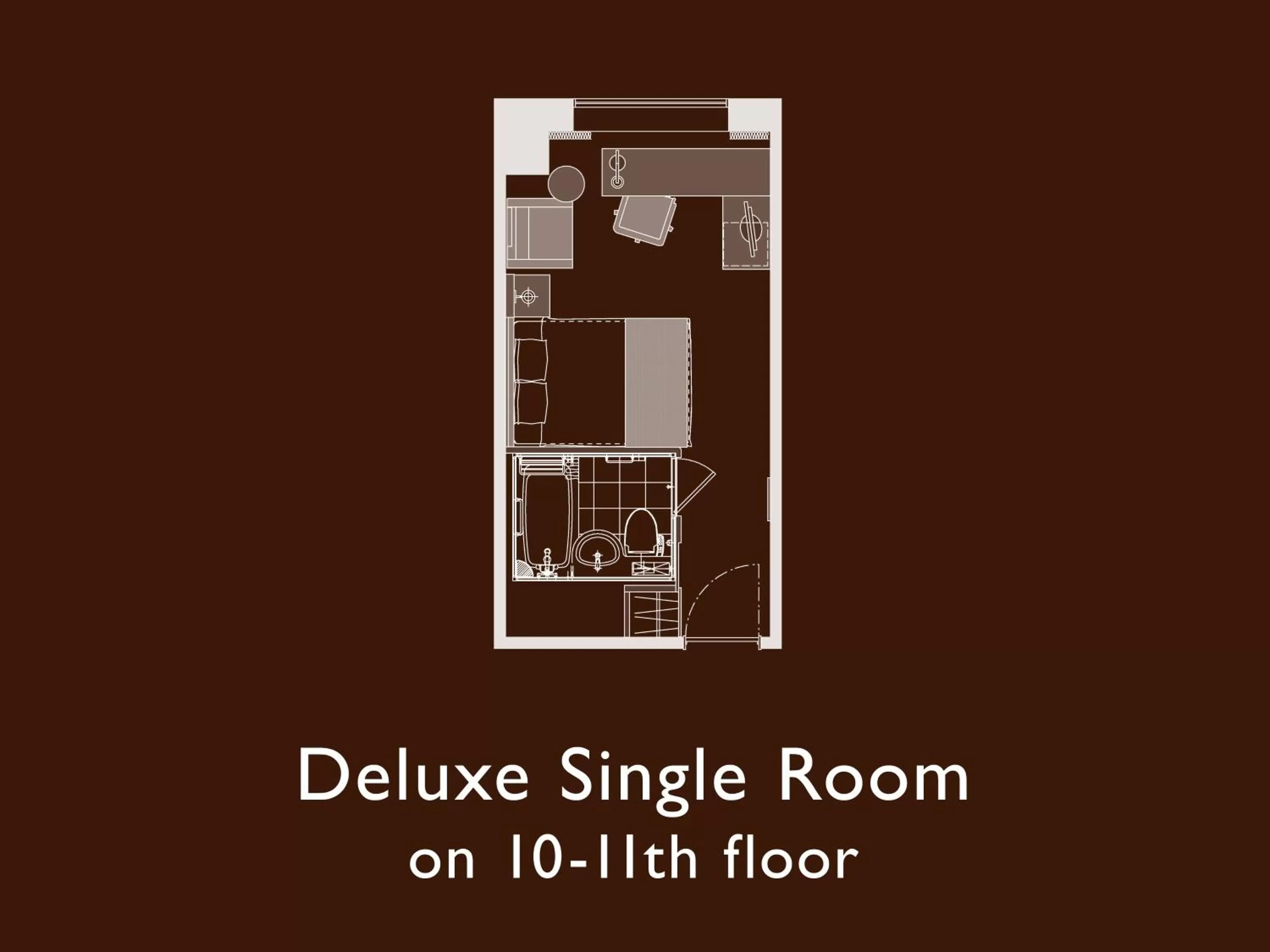Deluxe Single Room - Smoking - Main Tower in Hotel Metropolitan Yamagata