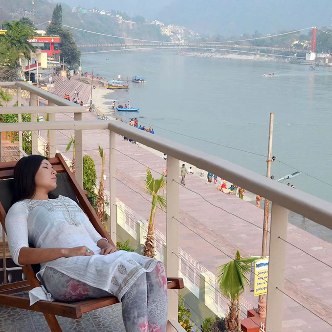 Premium Ganga View in Yog Niketan By Sanskriti