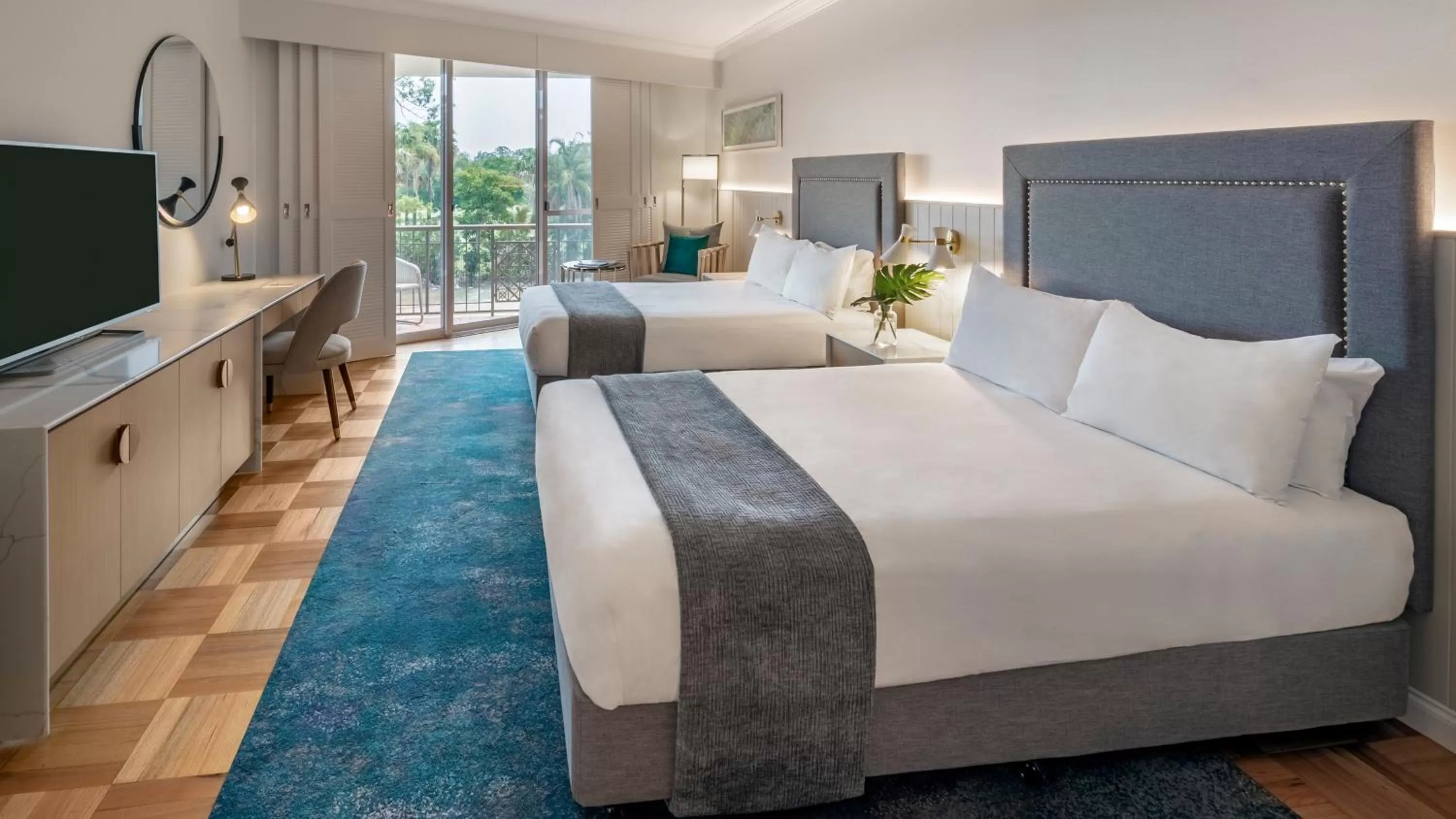 Classic Double Room with Two Double Beds and Garden View in InterContinental Sanctuary Cove Resort by IHG