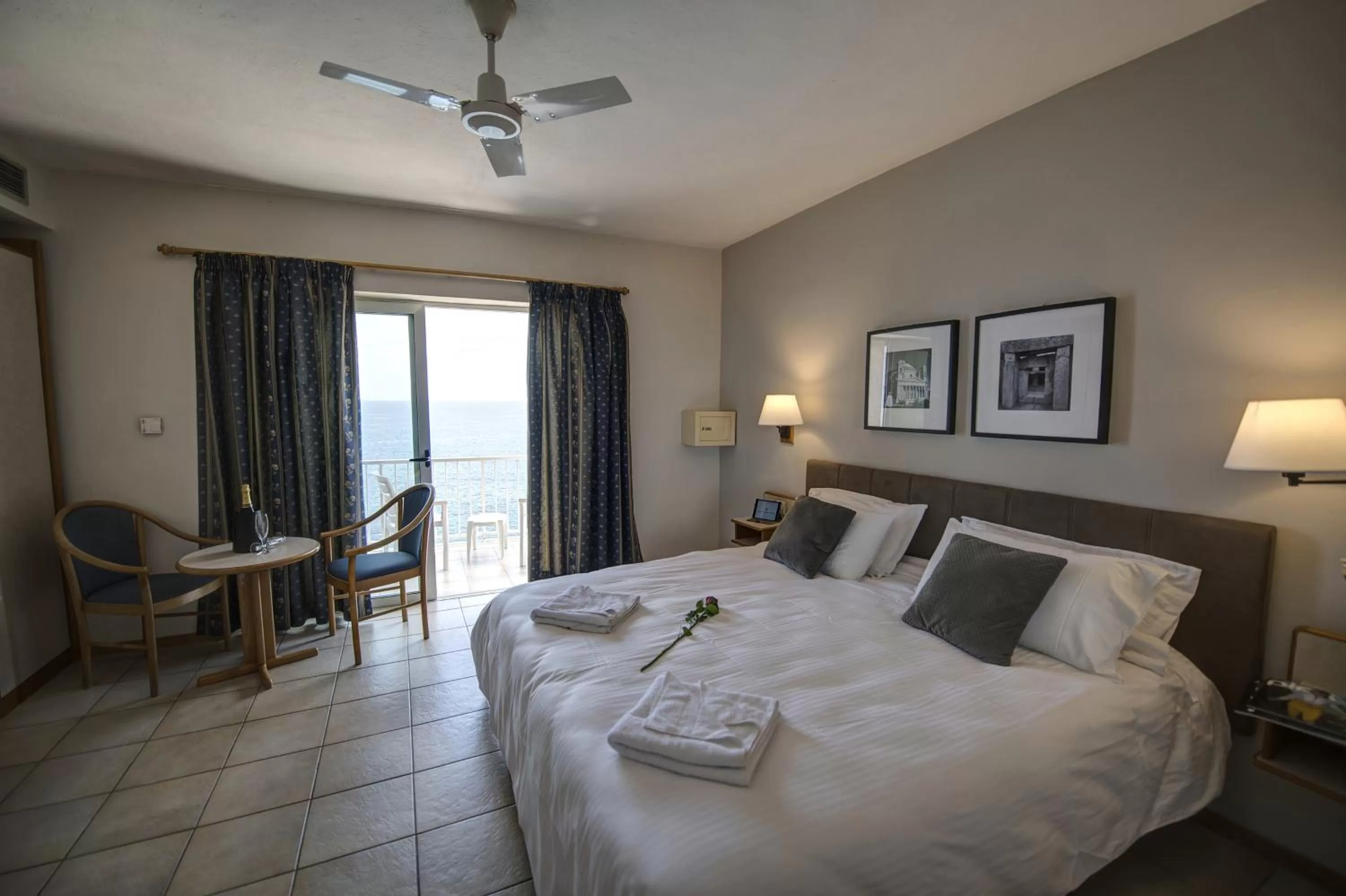 Double or Twin Room with Sea View in Sliema Chalet Hotel