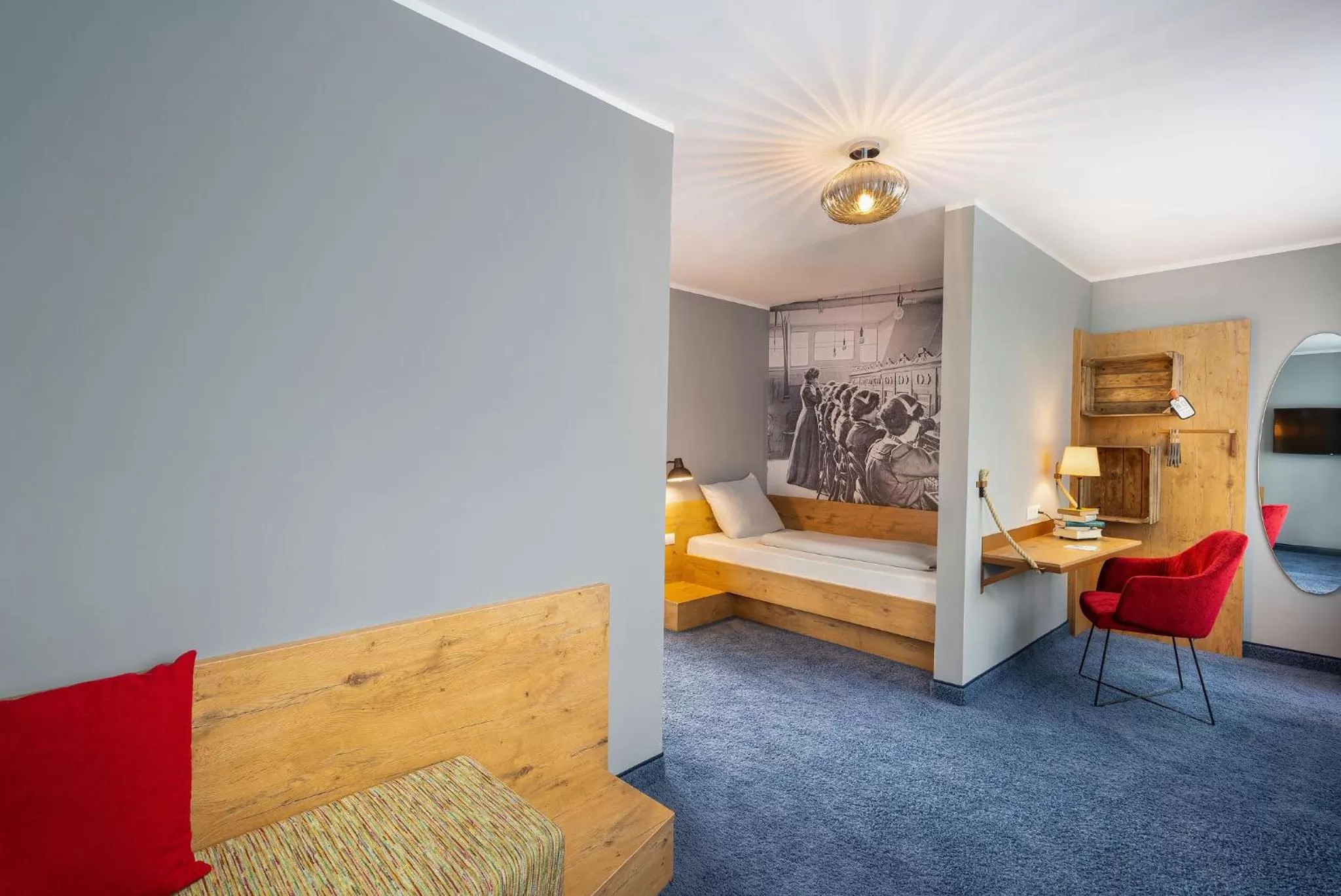 Einzelzimmer „Tiny“ in tinyTwice Hotel Bonn