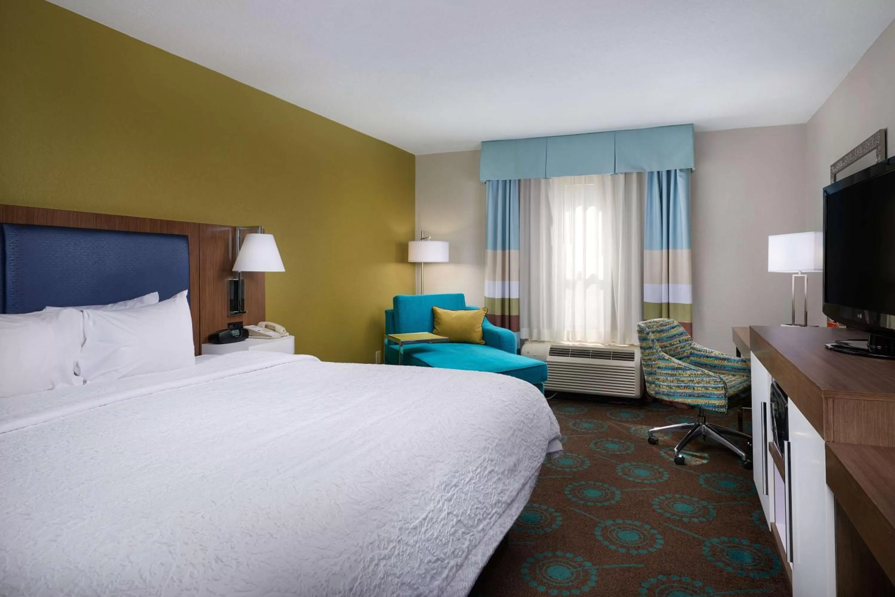 King Room - Mobility/Hearing Accessible with Roll-In Shower - Non-Smoking in Hampton Inn Goldsboro