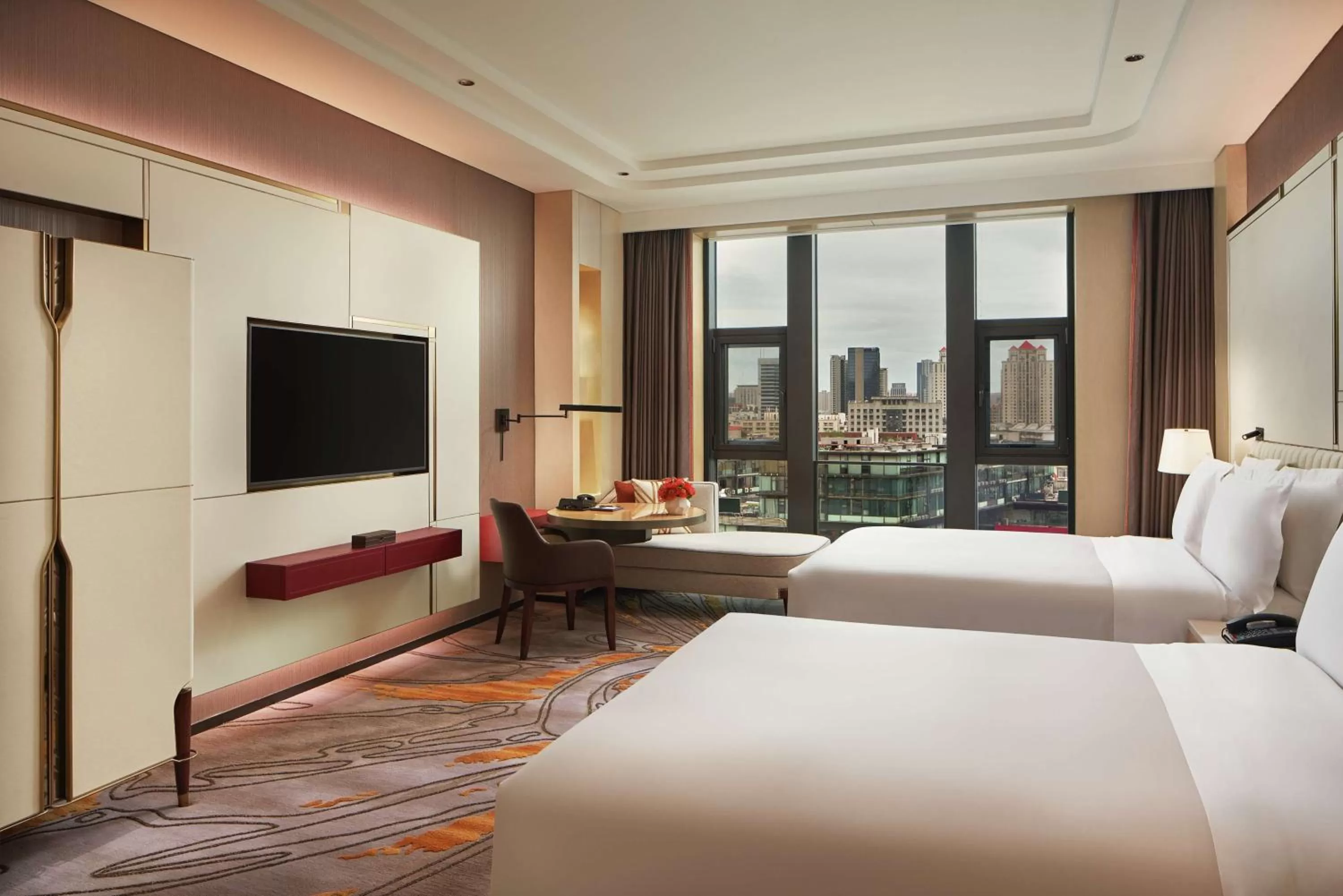 Executive Room with Two Queen Beds in Conrad Tianjin