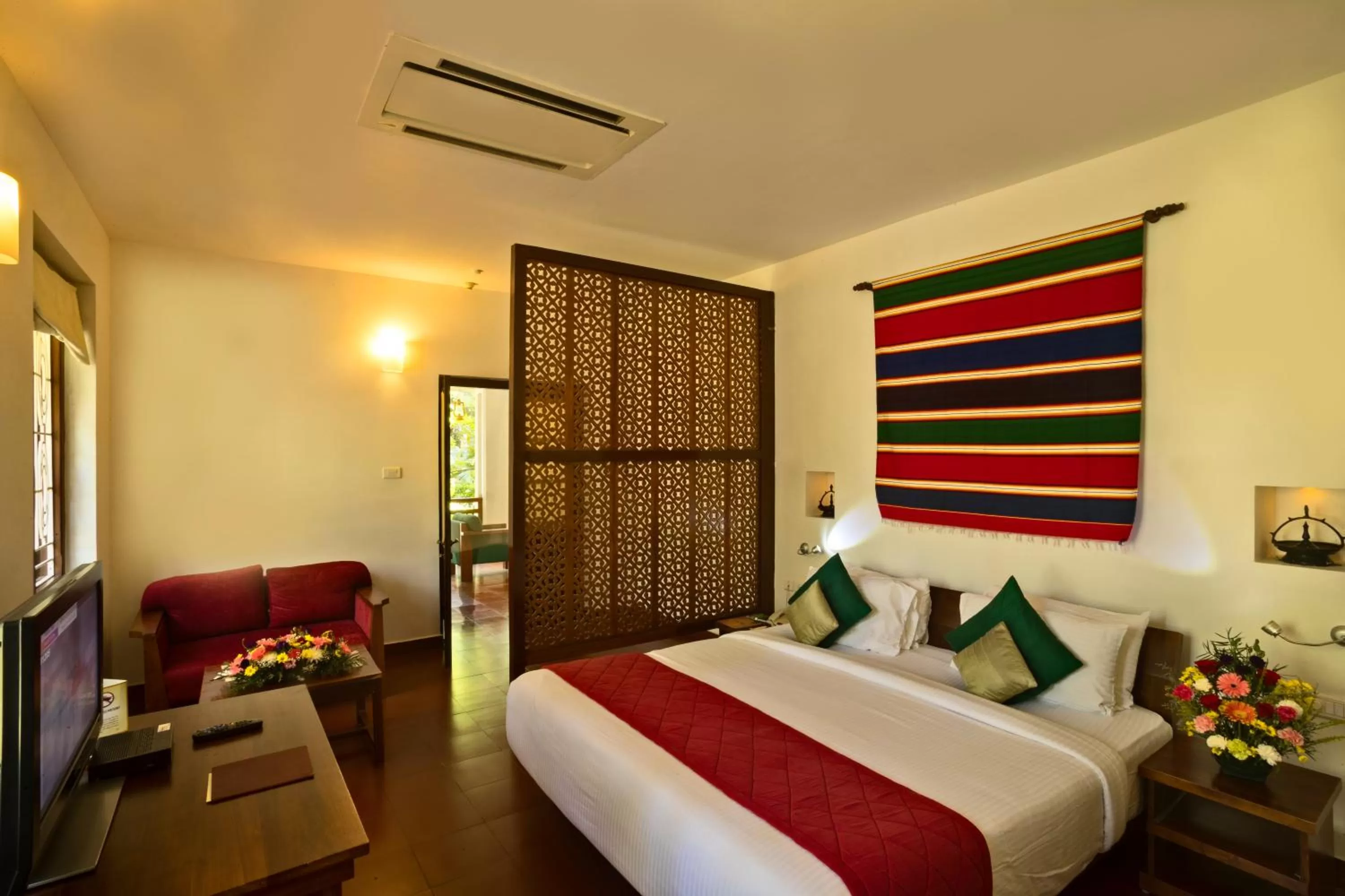 Deluxe Double Room (Complimentary breakfast and Hi-Tea (4–5 PM) with tea, coffee, and cookies) in Heritage Madurai