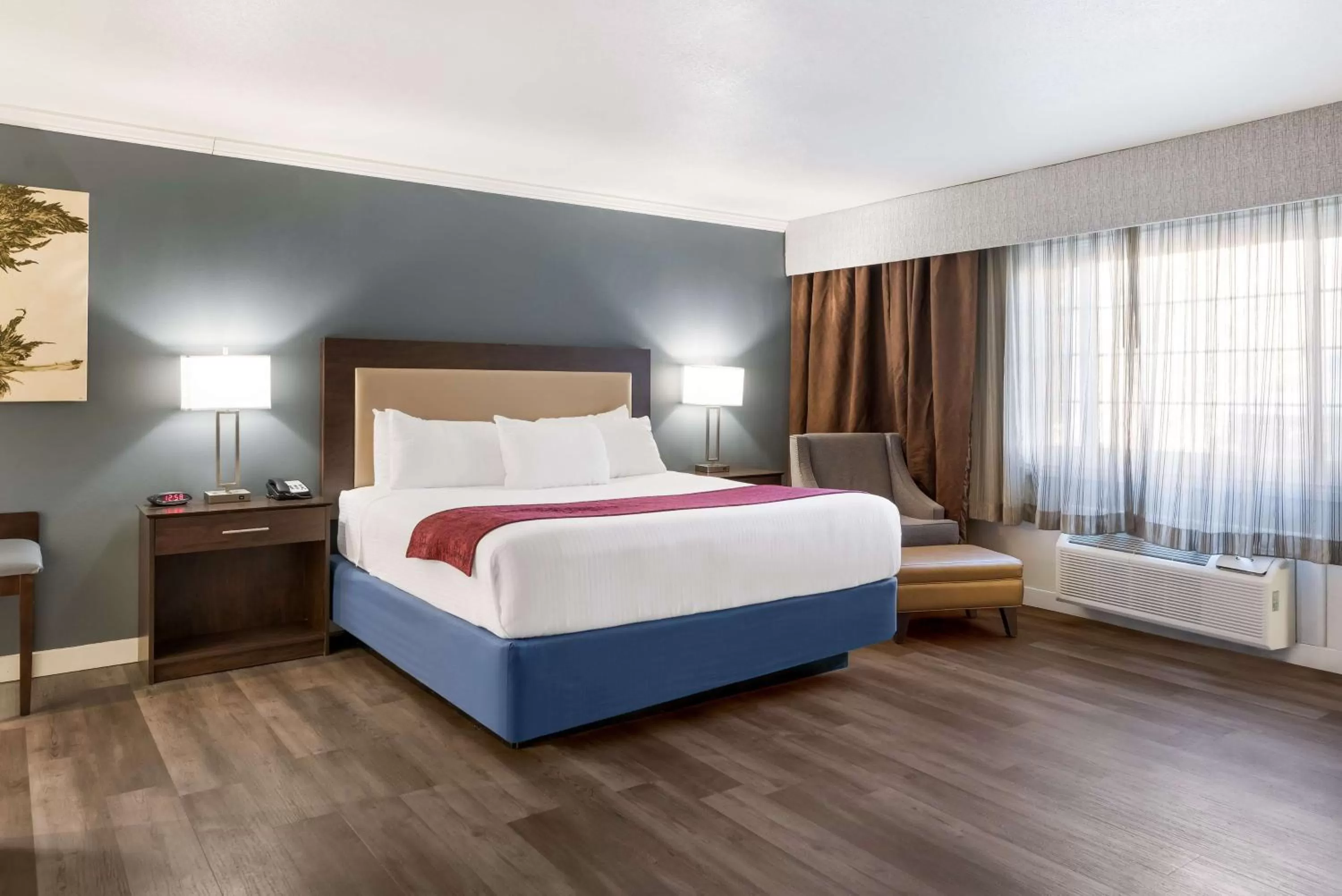 King Room with Roll-In Shower - Mobility Access/Communication Assistance in Best Western Mountain View Inn