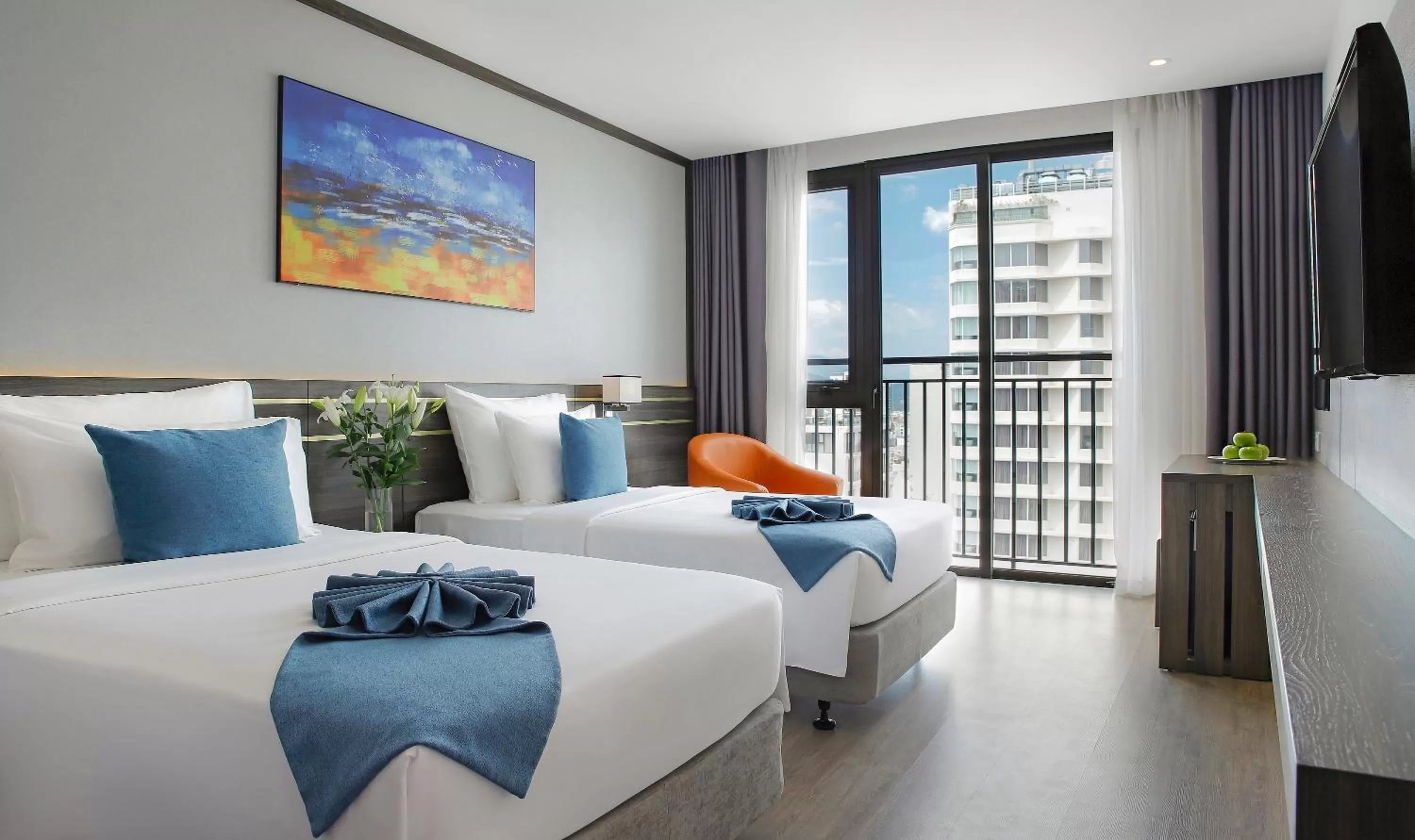 Triple Room with Balcony in Seana Hotel