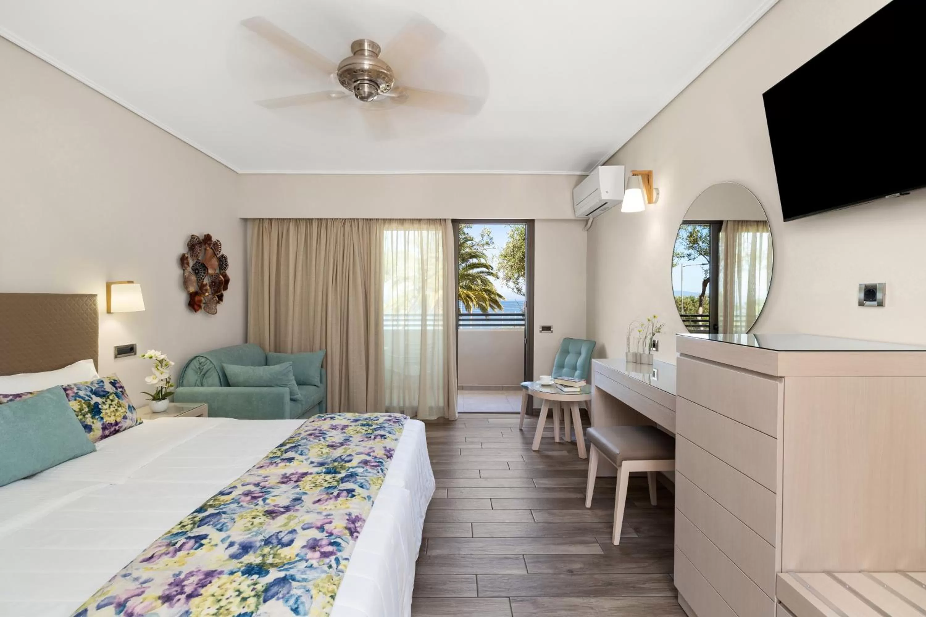 Comfort Front Twin Bungalow with Garden or Sea View in Akti Taygetos - Conference Resort