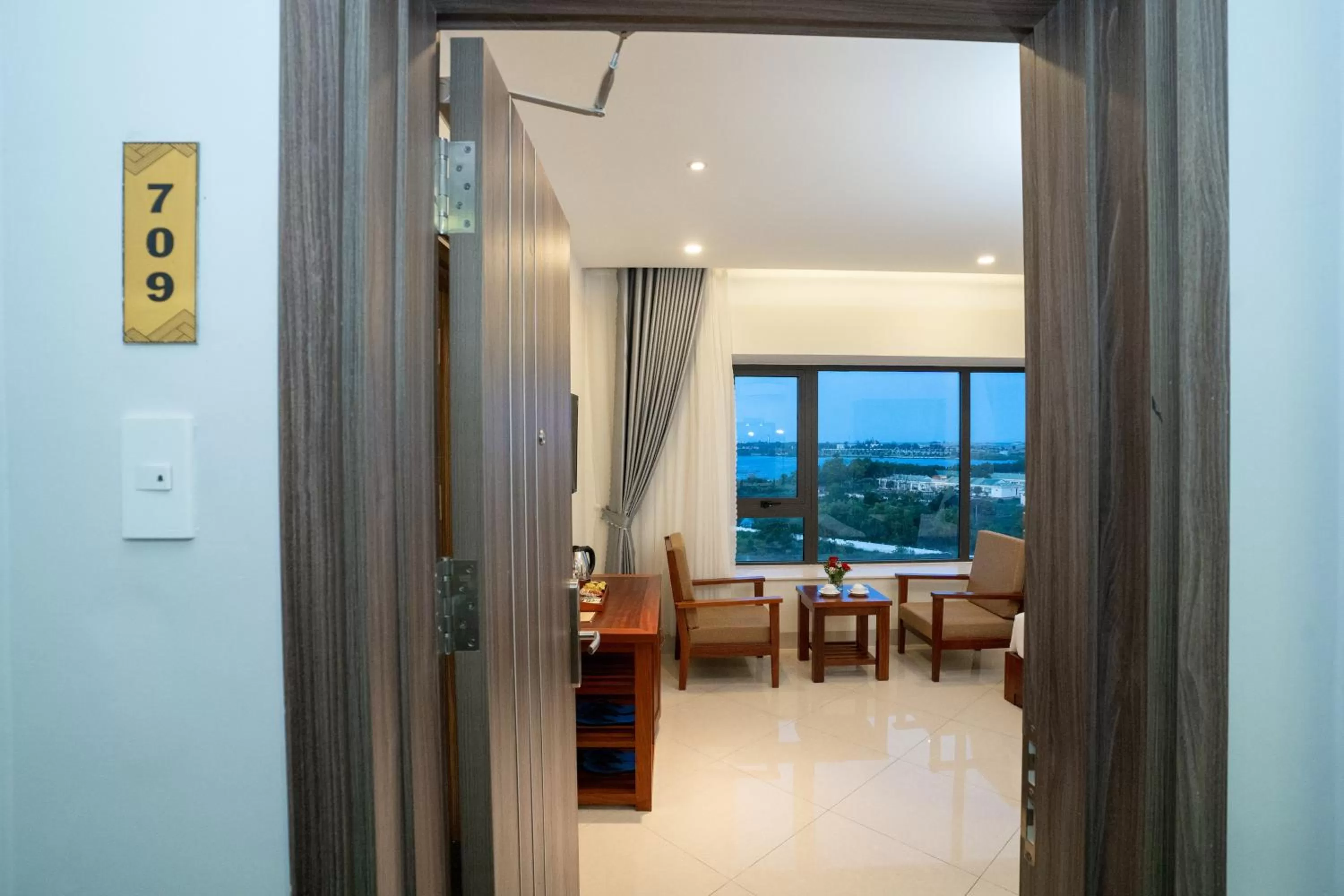 Deluxe Double Room with Sea View in Navy Hotel Cam Ranh