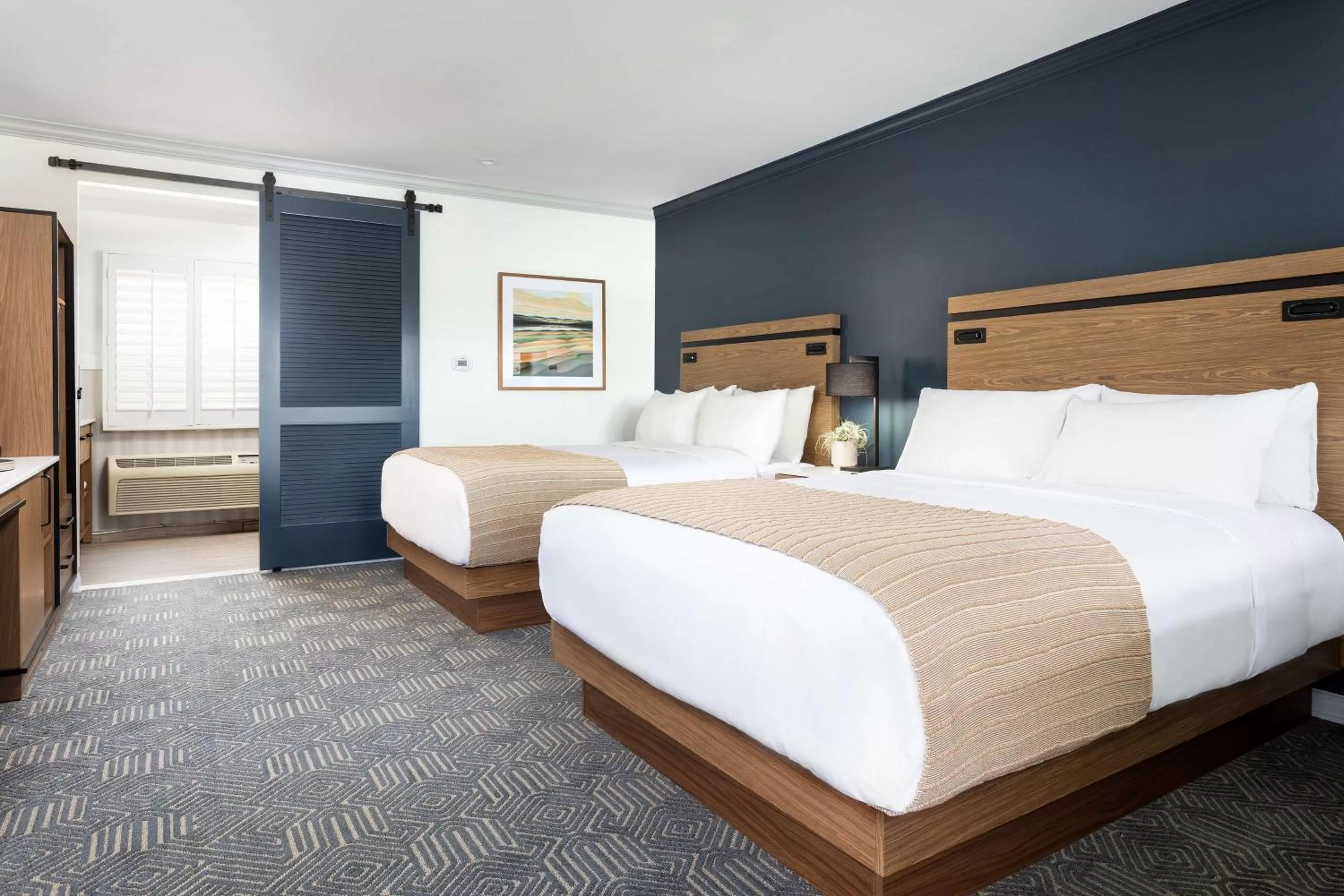 Queen Room with Two Queen Beds - Hearing Access in The Hadsten Solvang, Tapestry Collection by Hilton