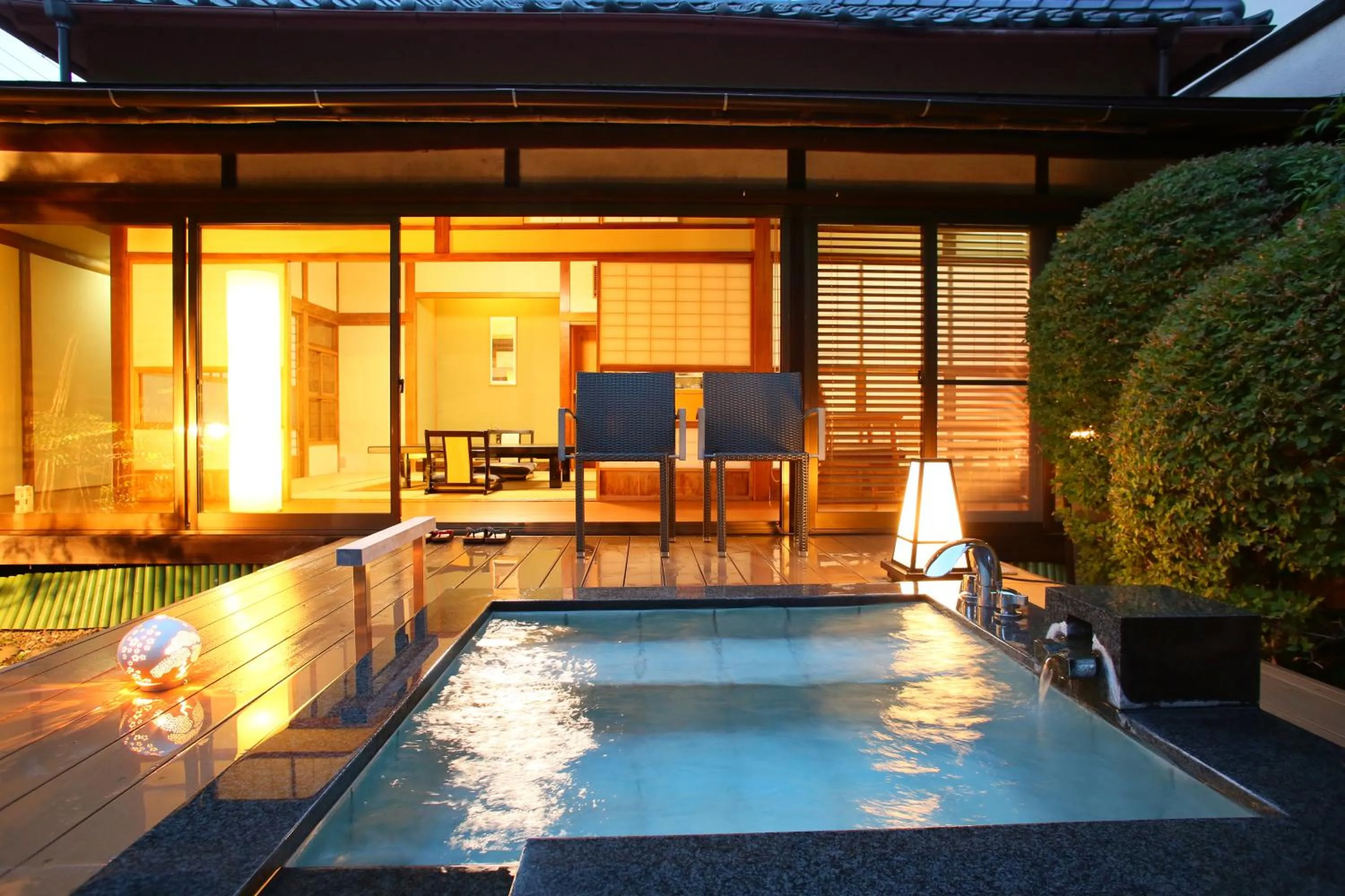 Japanese-Style Standard Room with Open-Air Bath in Ito Ryokuyu